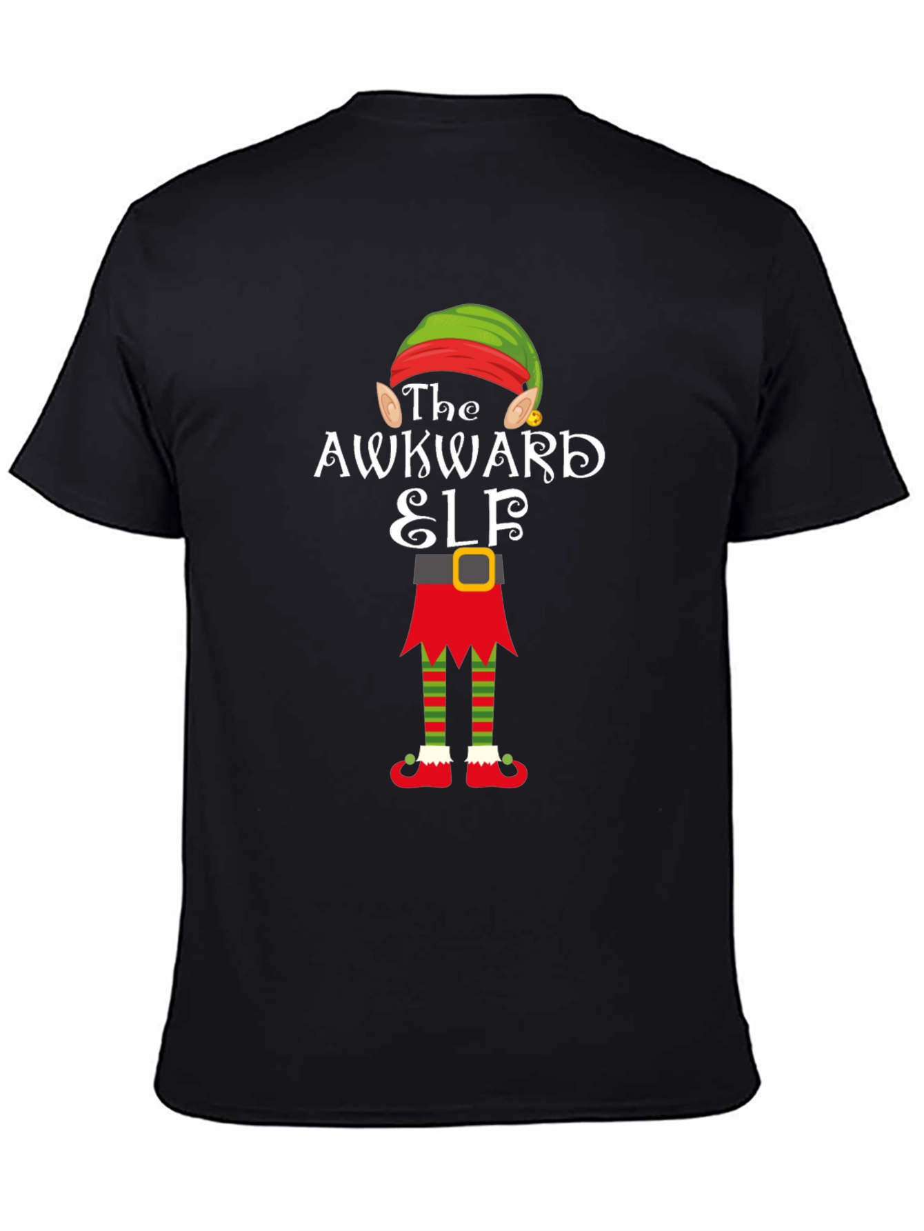 Awkward Elf Graphic Tee - Holiday Fun!