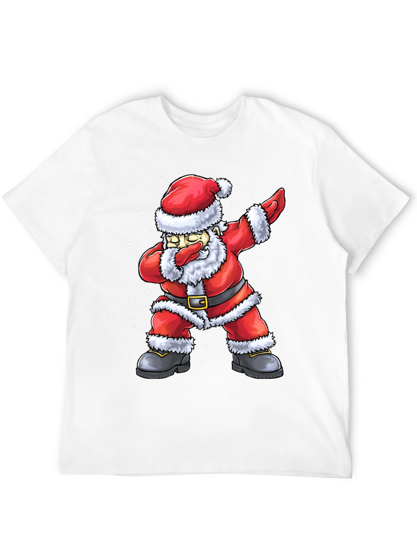Dabbing Santa Graphic Tee - Holiday Fun