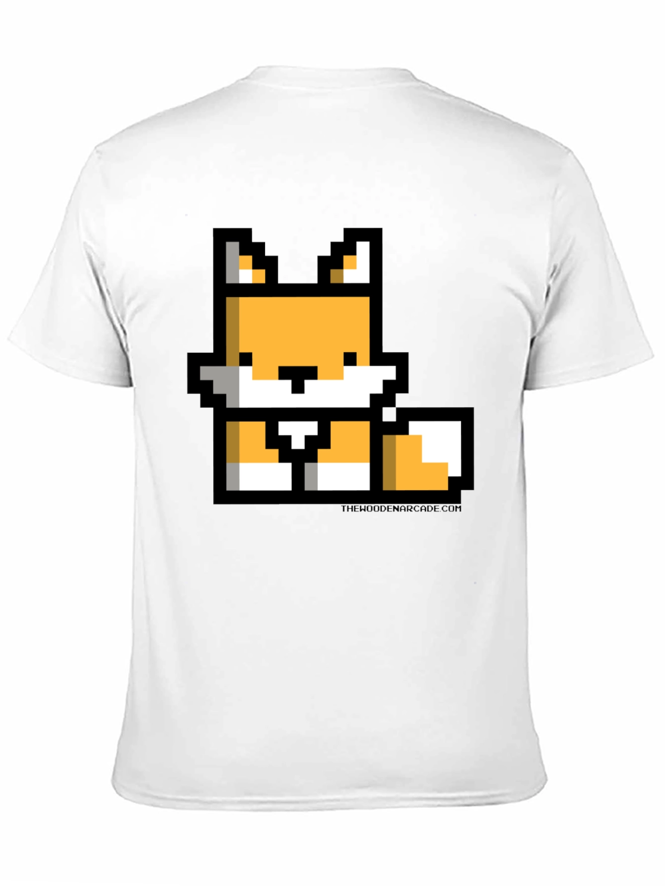 Pixel Fox Black T-Shirt - Gamer Style