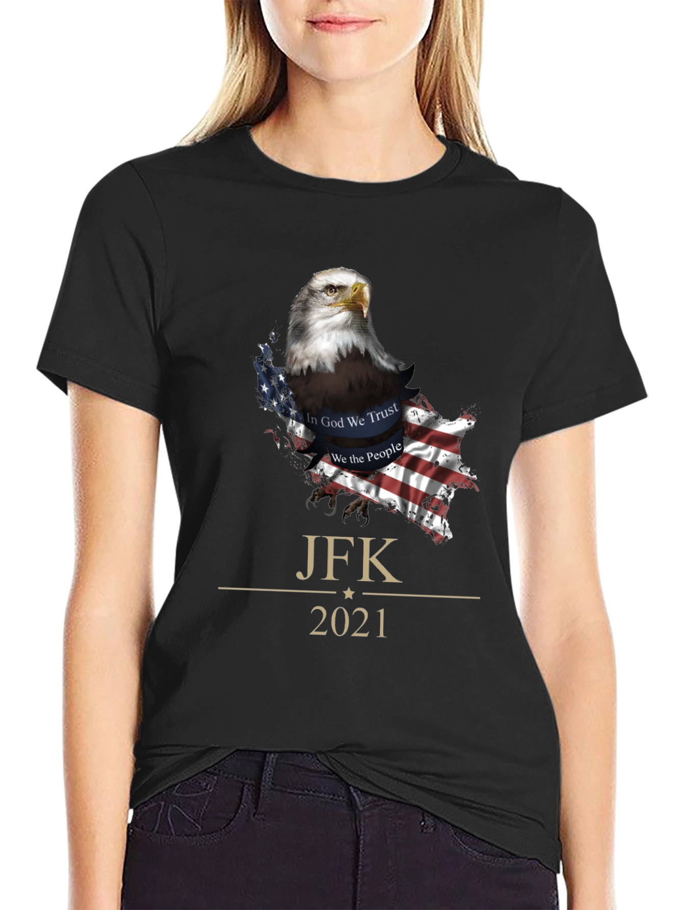JFK 2021 Patriotic Eagle T-Shirt