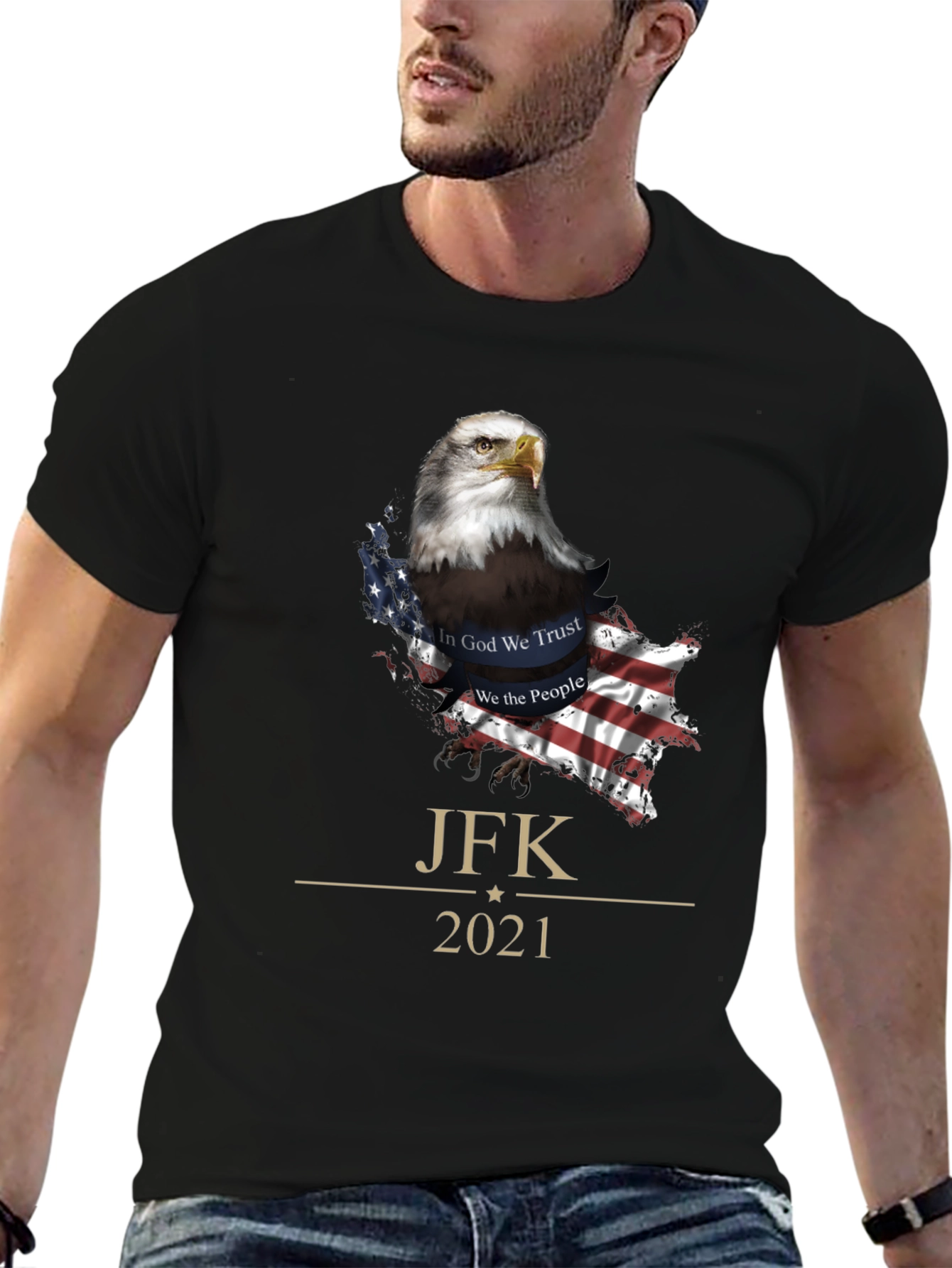 JFK 2021 Patriotic Eagle T-Shirt
