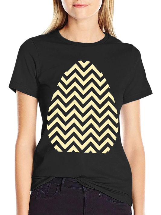 Easter Egg Chevron Pattern T-Shirt