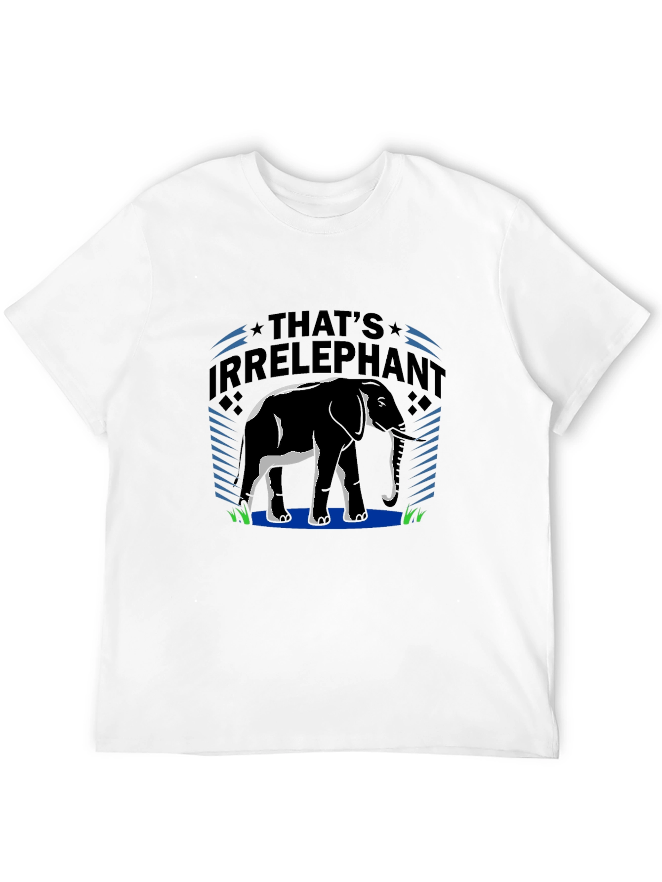 Thats Irrelephant Black T-Shirt