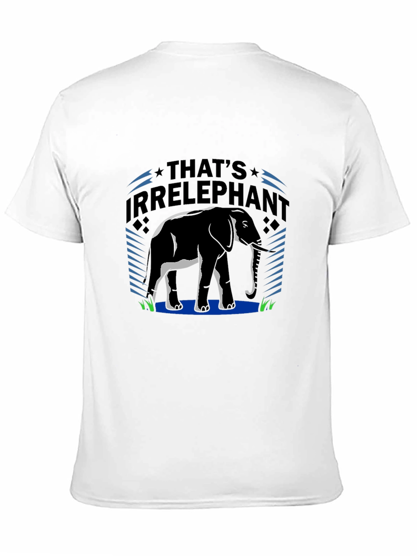 Thats Irrelephant Black T-Shirt