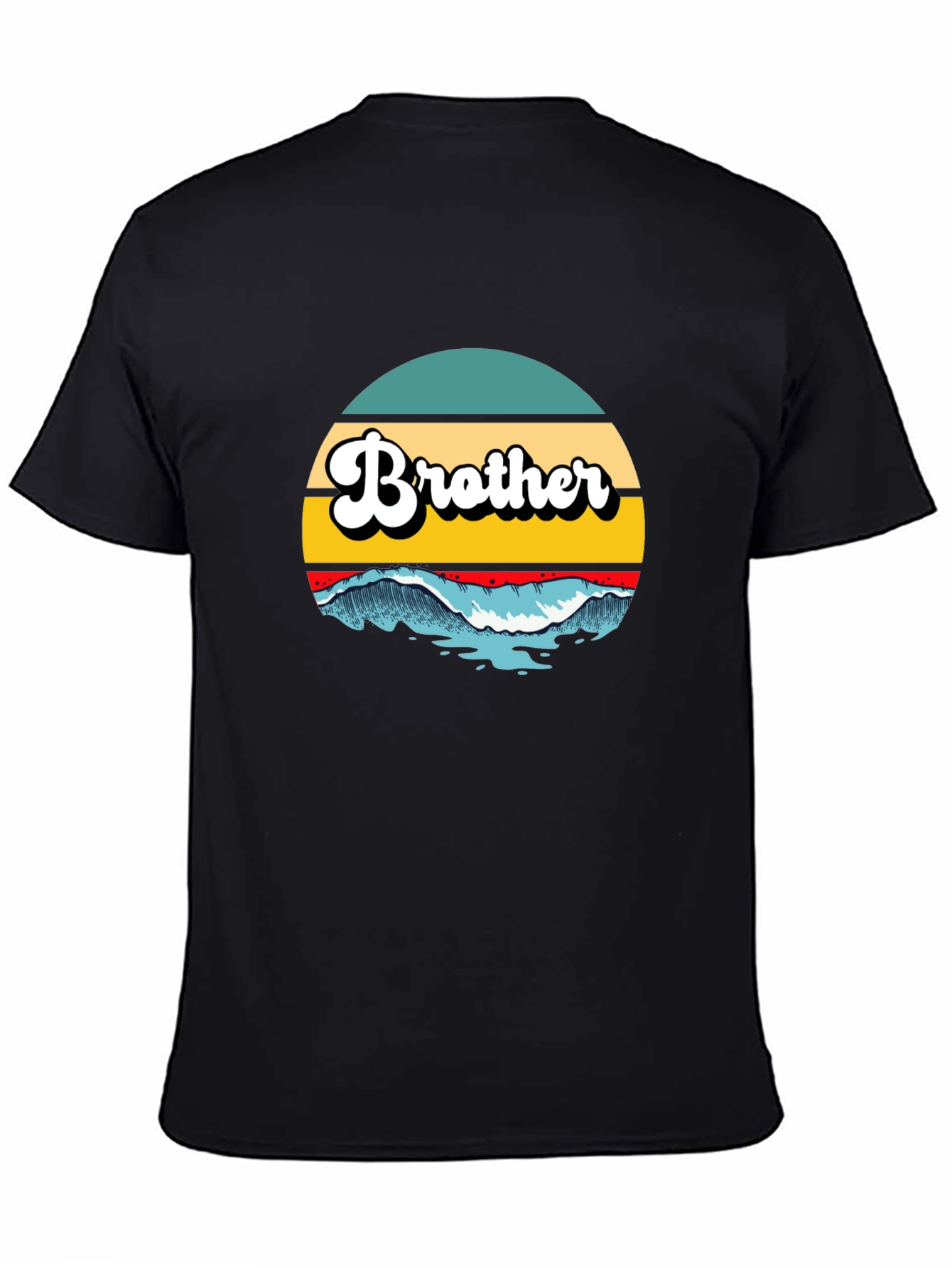 Brother Wave Graphic Tee - Cool Retro Style