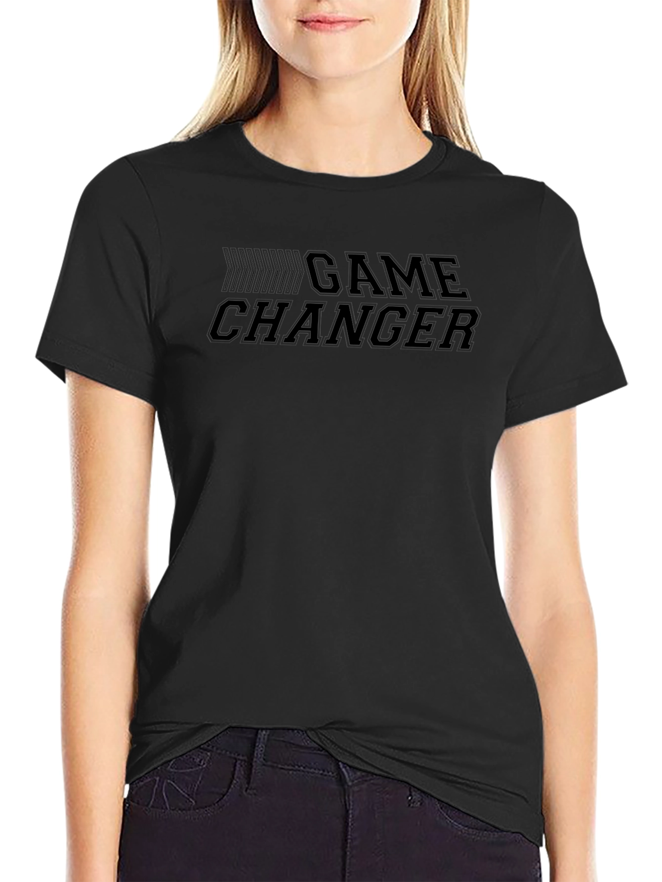 Game Changer Black Graphic Tee