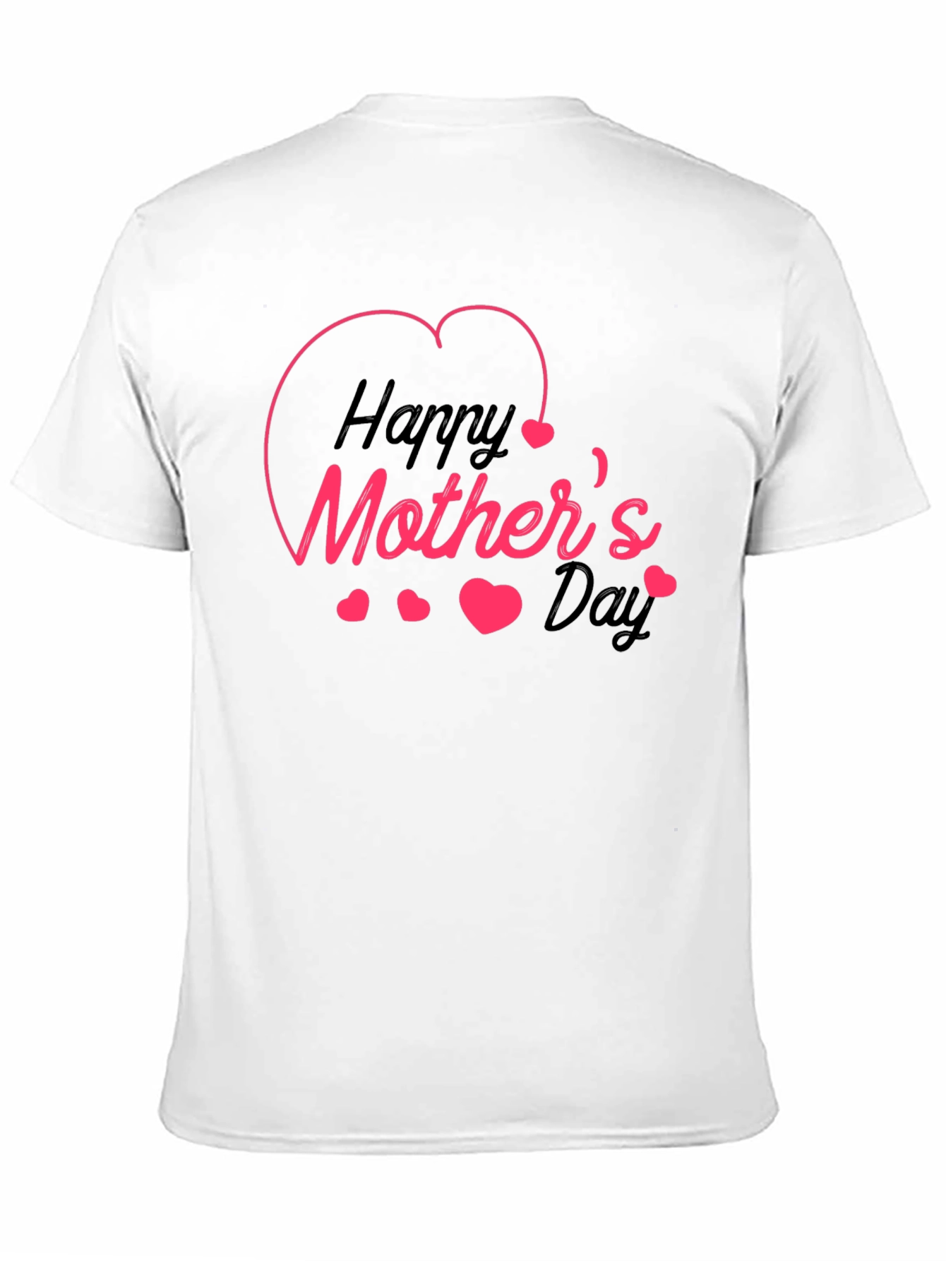 Happy Mothers Day Black T-Shirt