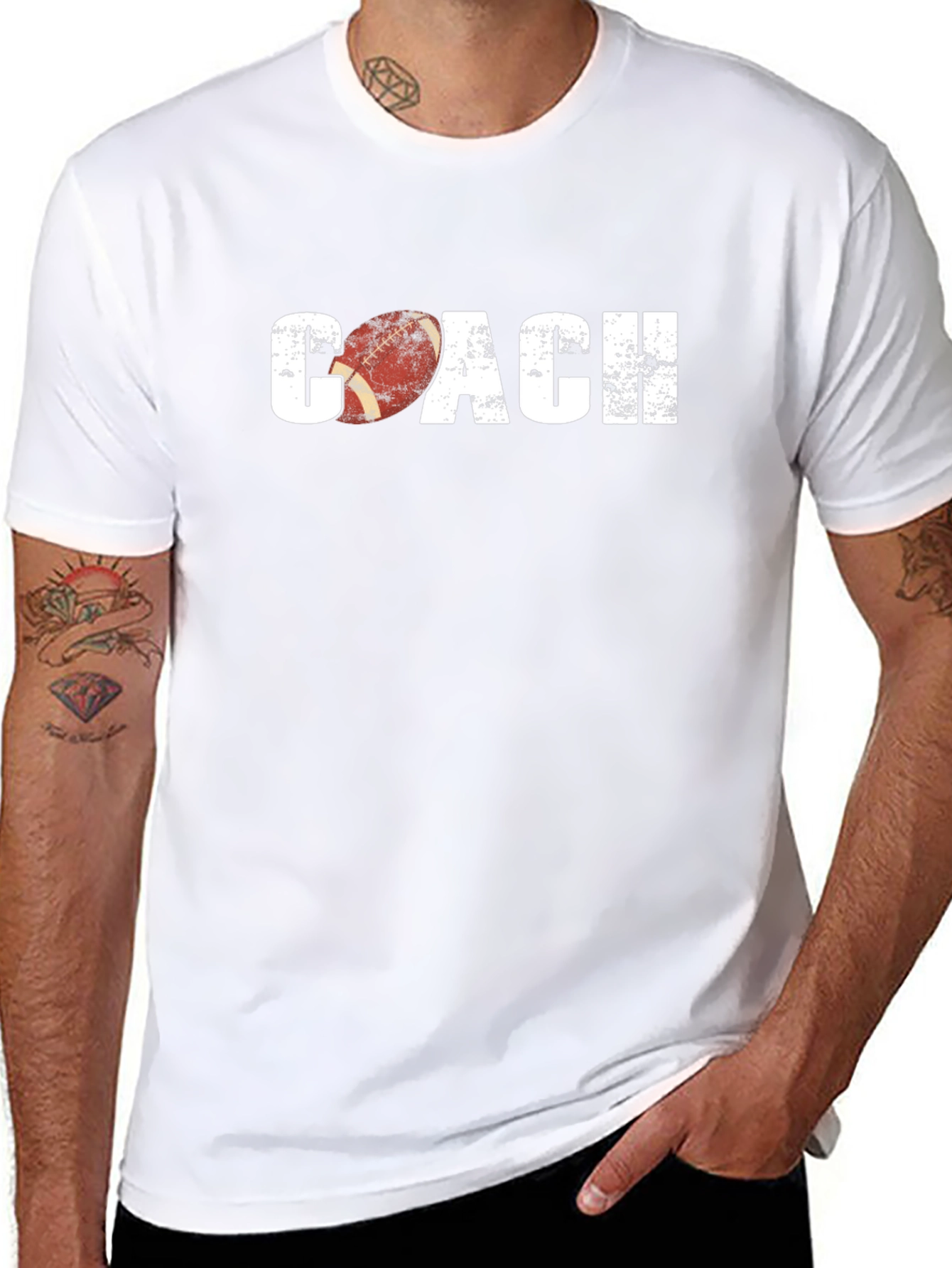 Football Coach Graphic T-Shirt