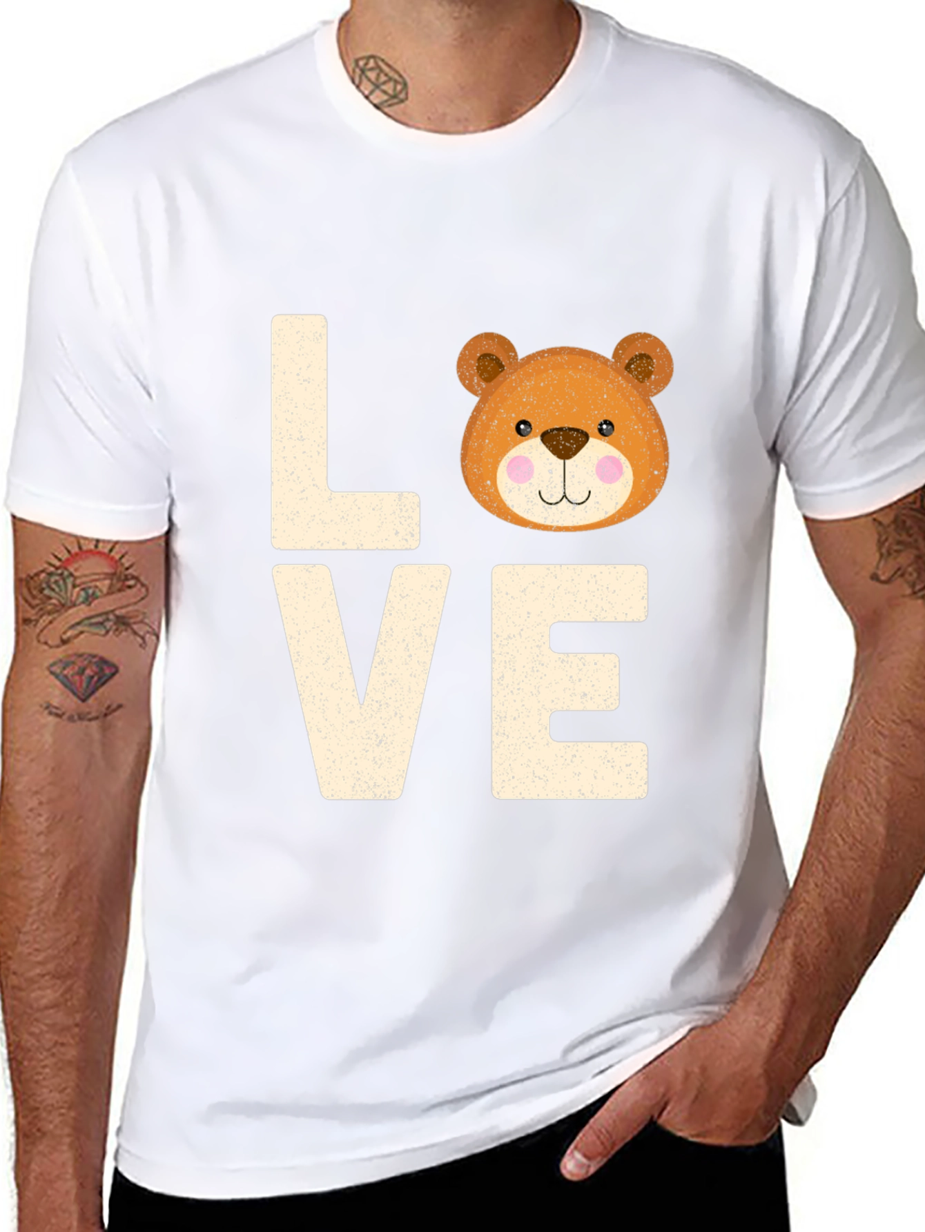 Love Bear Graphic Tee - Casual Comfort