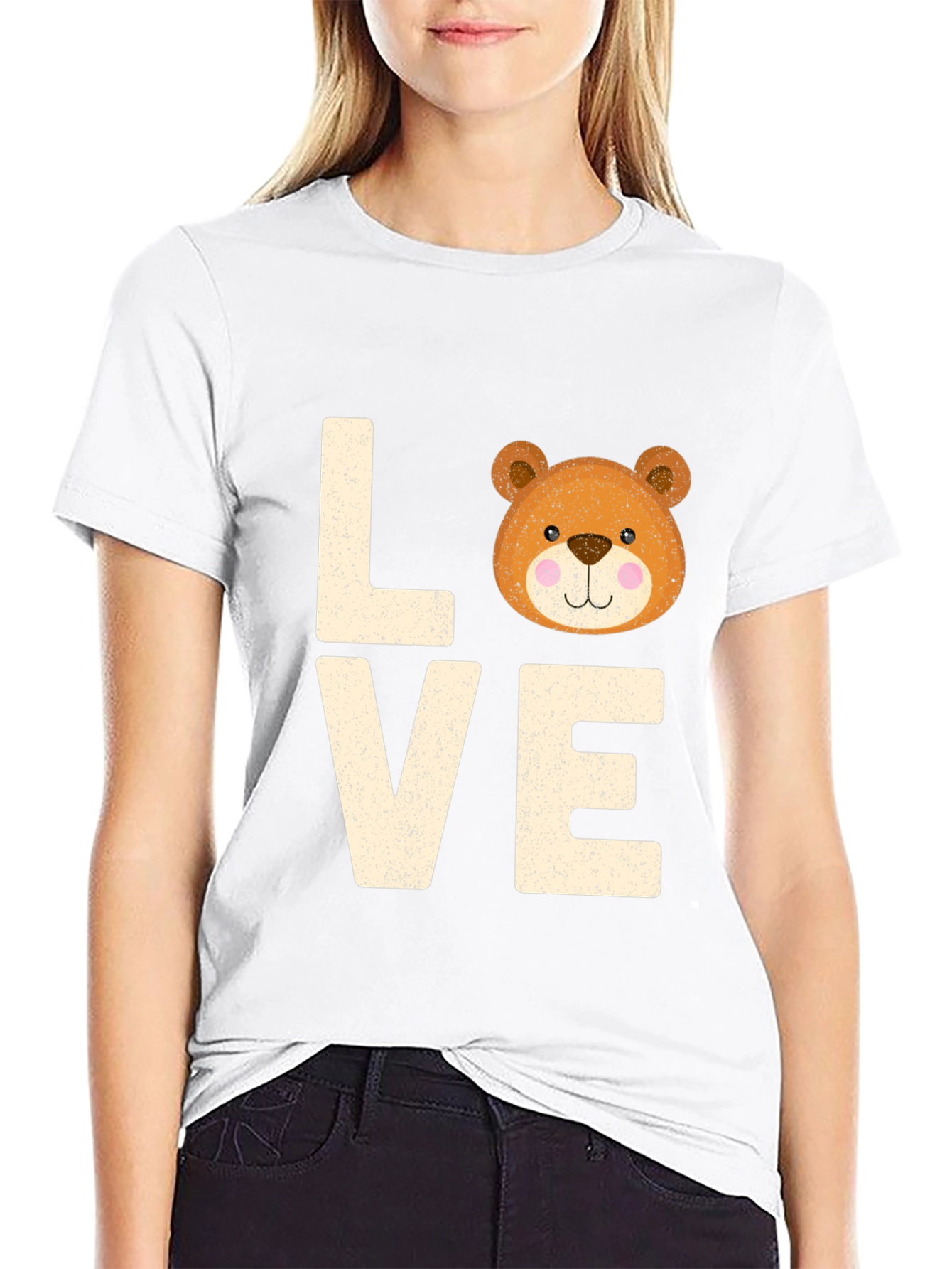 Love Bear Graphic Tee - Casual Comfort