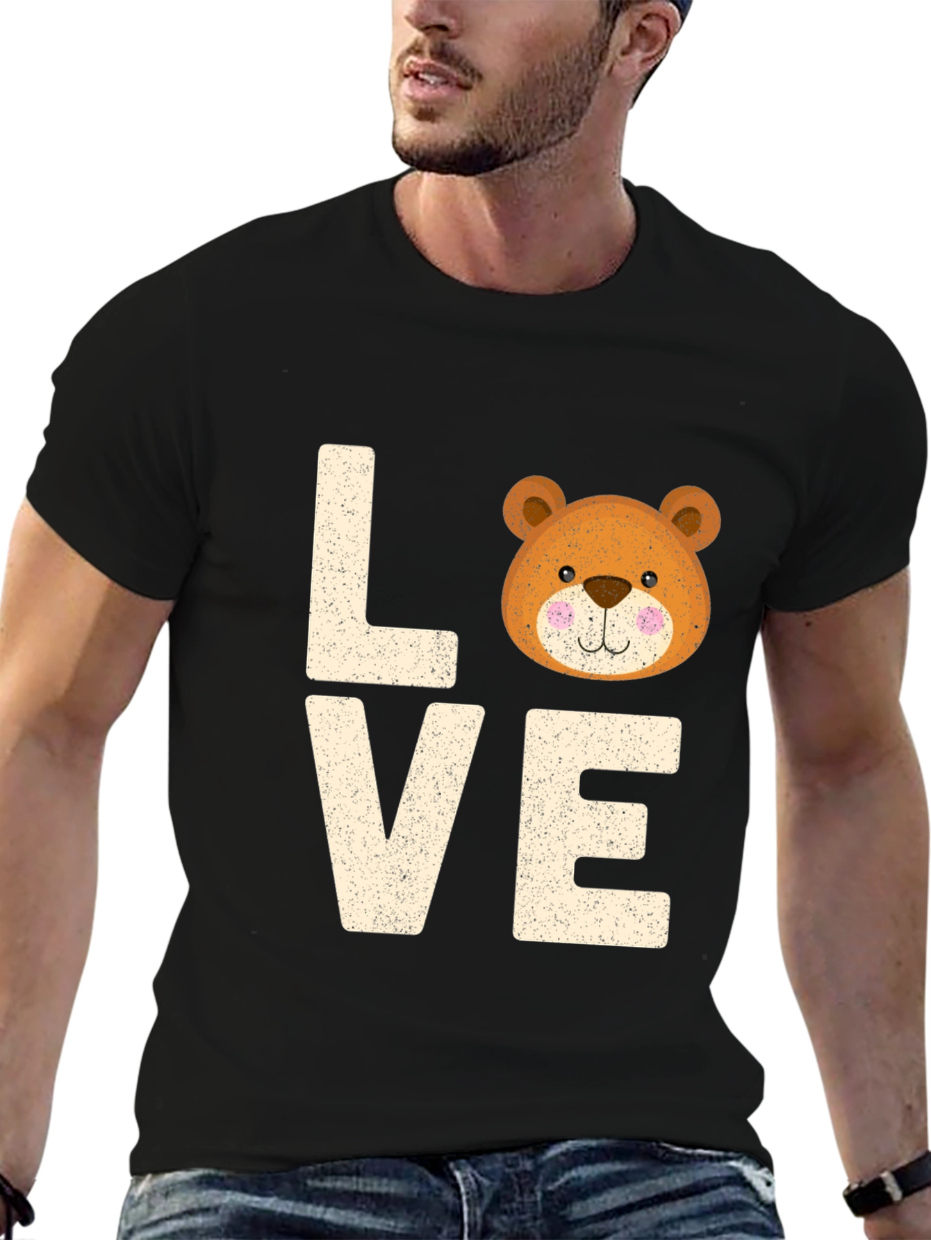 Love Bear Graphic Tee - Casual Comfort