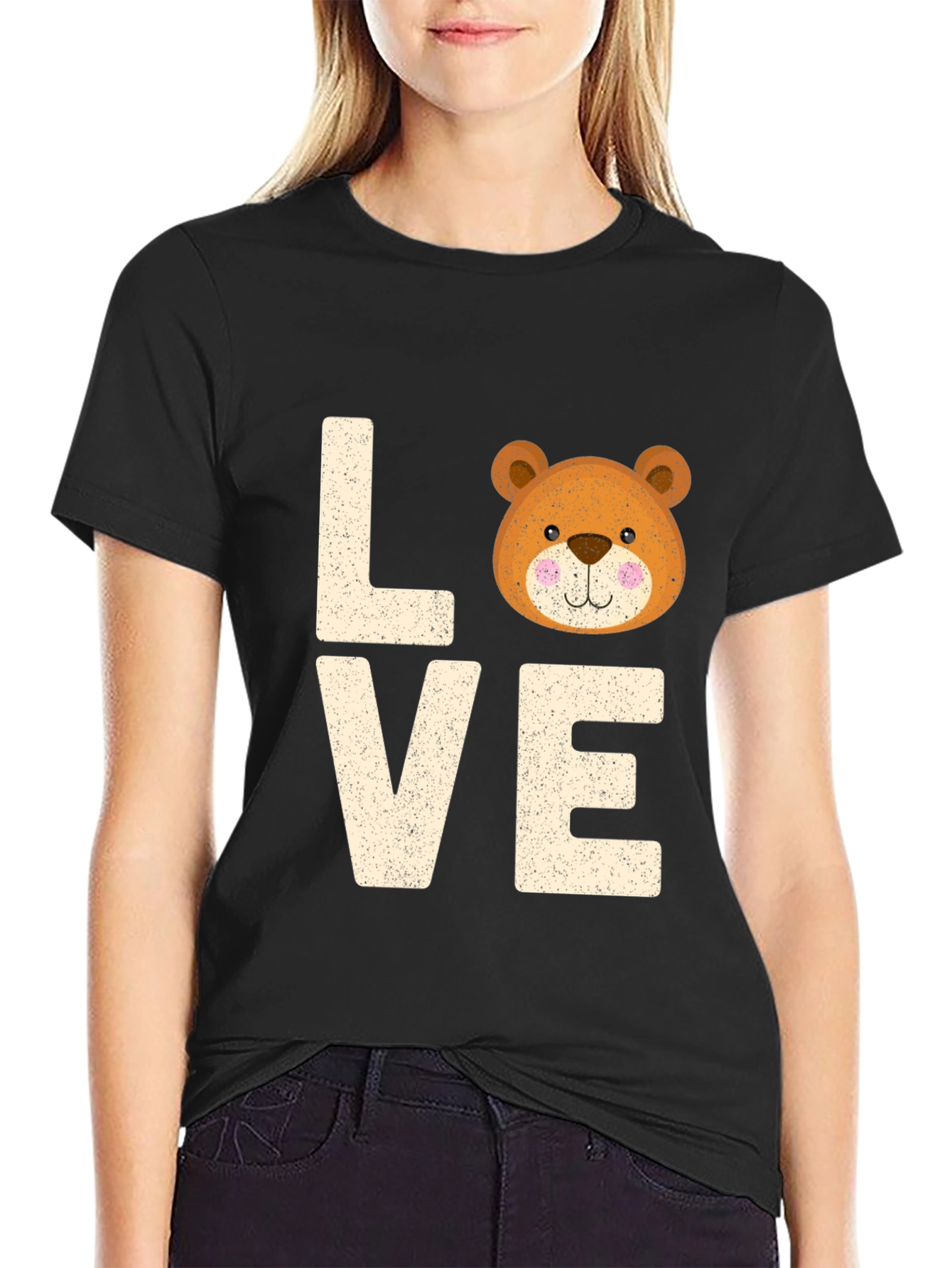 Love Bear Graphic Tee - Casual Comfort