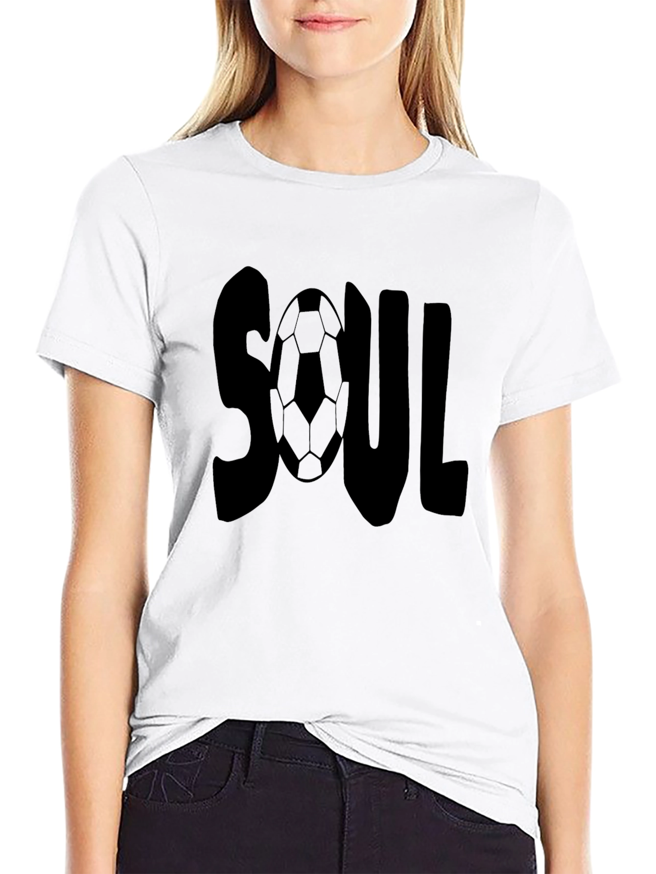 Soccer Soul Black T-Shirt