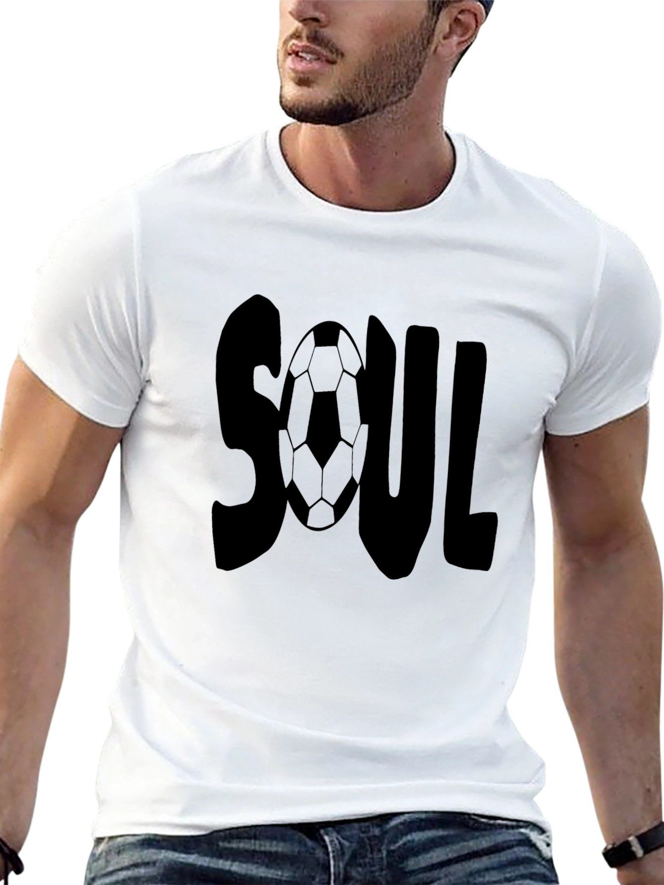 Soccer Soul Black T-Shirt