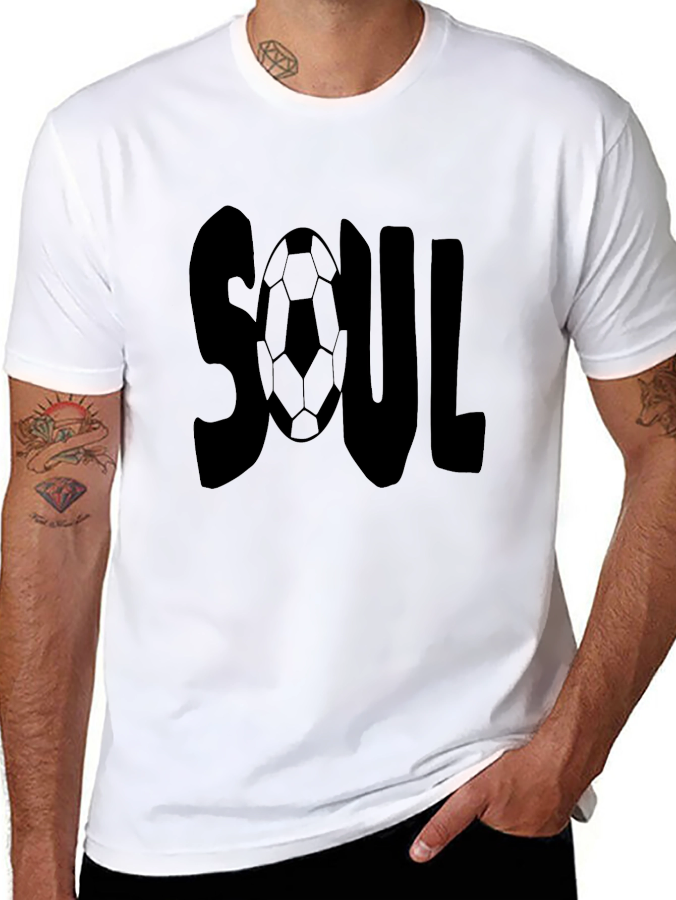 Soccer Soul Black T-Shirt