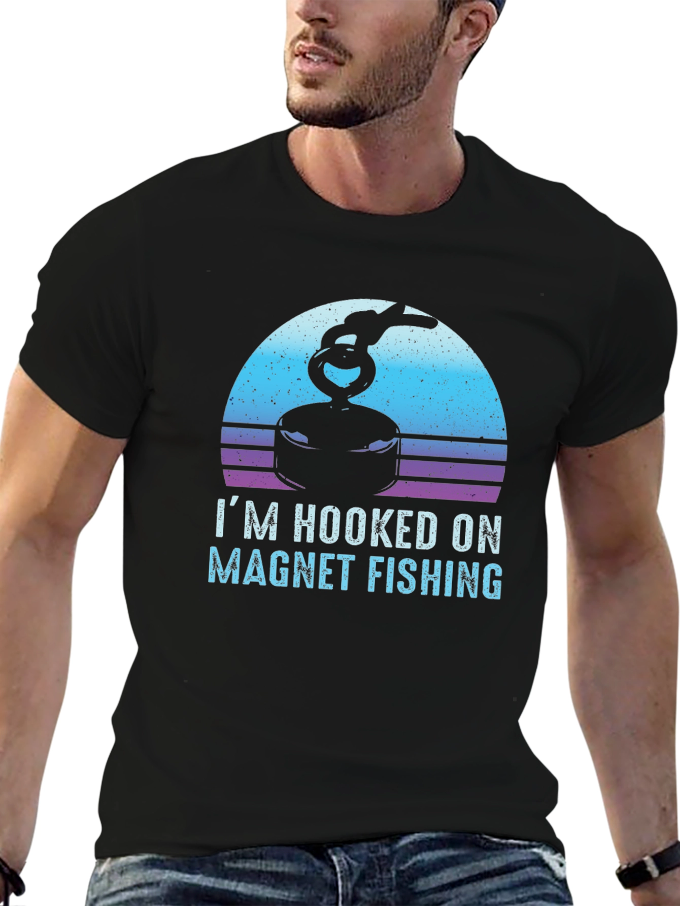 Im Hooked On Magnet Fishing T-Shirt