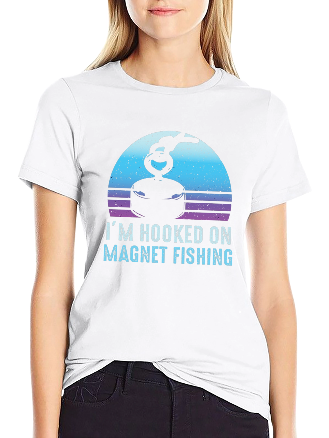 Im Hooked On Magnet Fishing T-Shirt