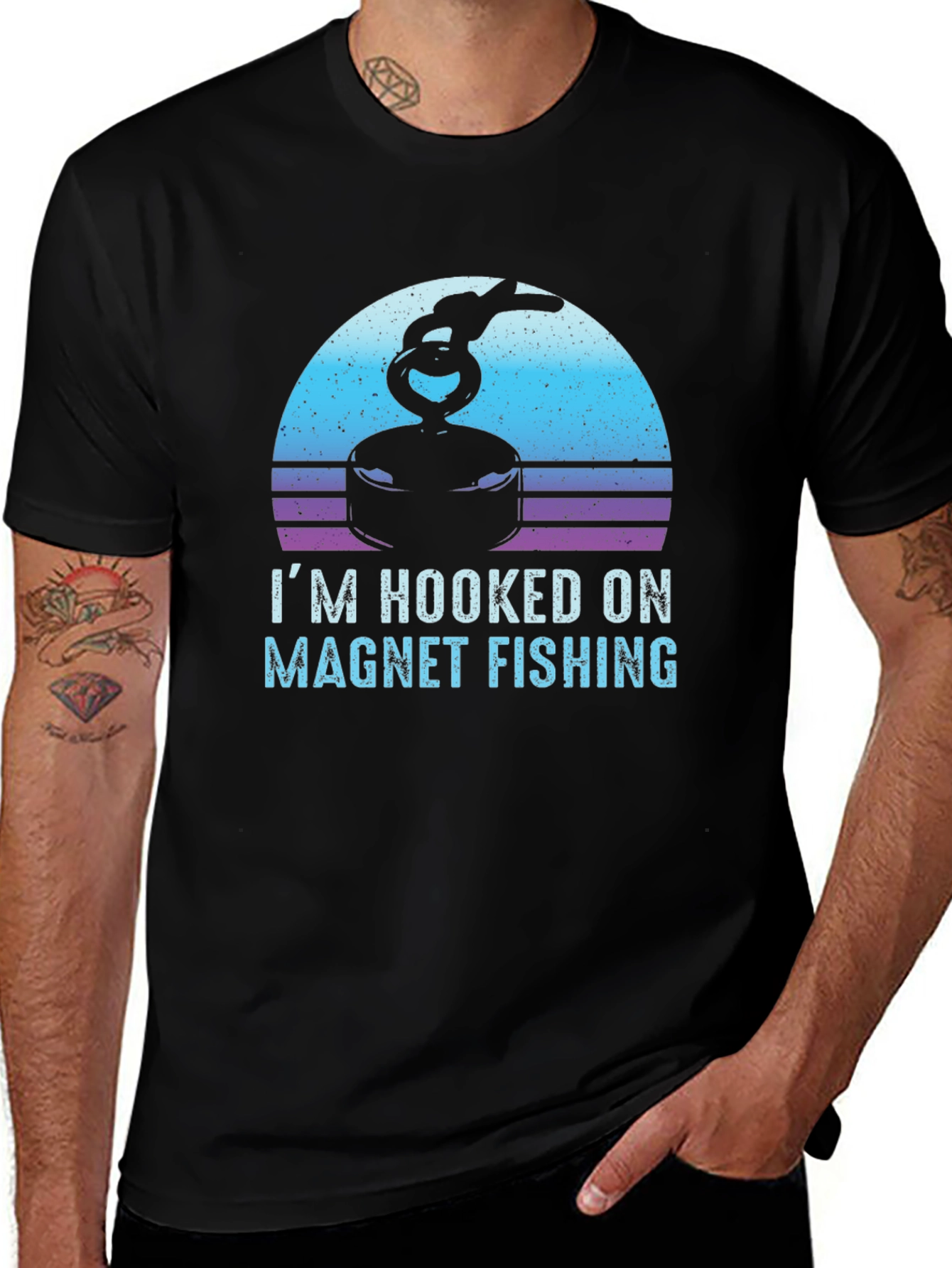 Im Hooked On Magnet Fishing T-Shirt