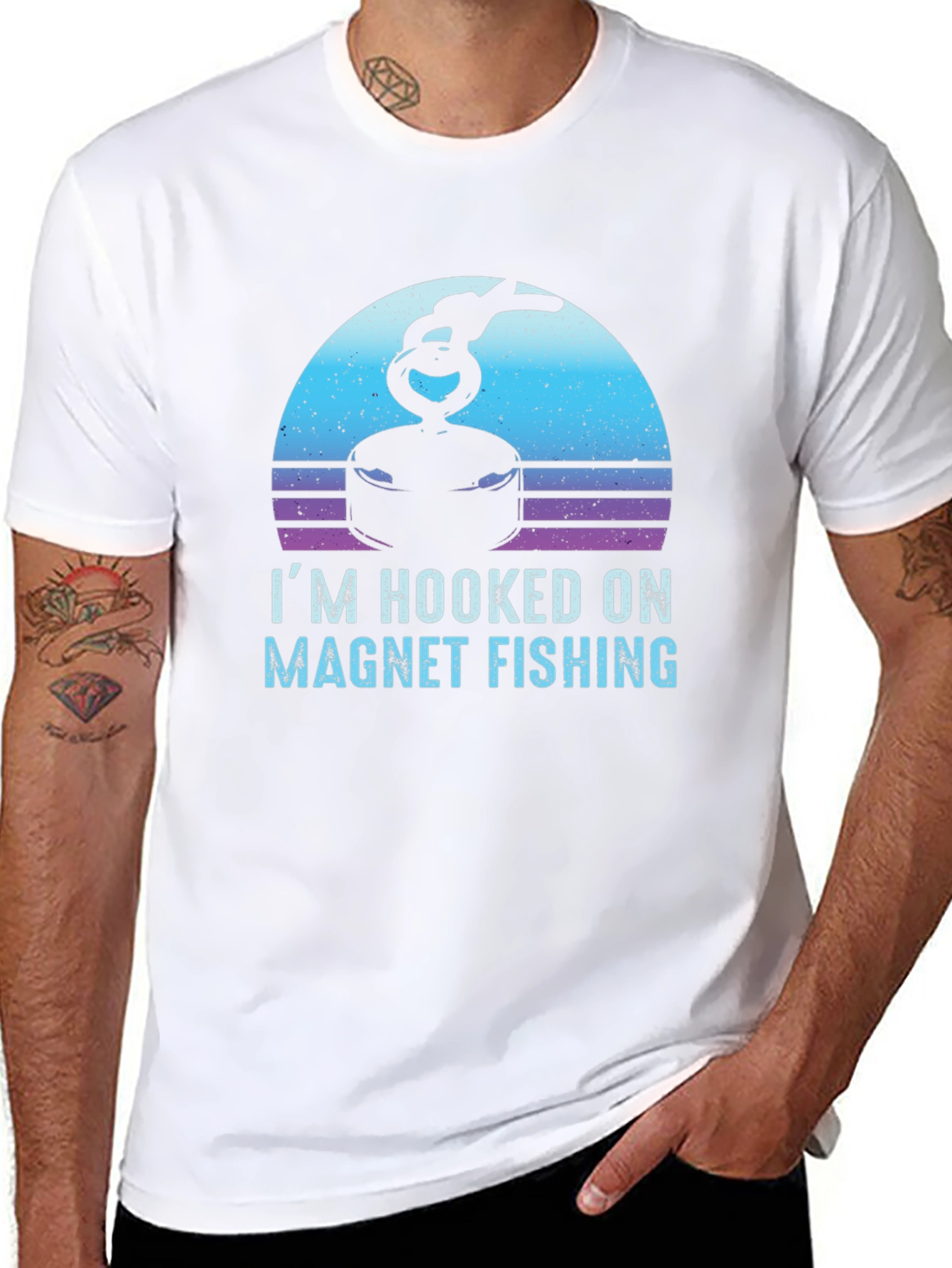 Im Hooked On Magnet Fishing T-Shirt
