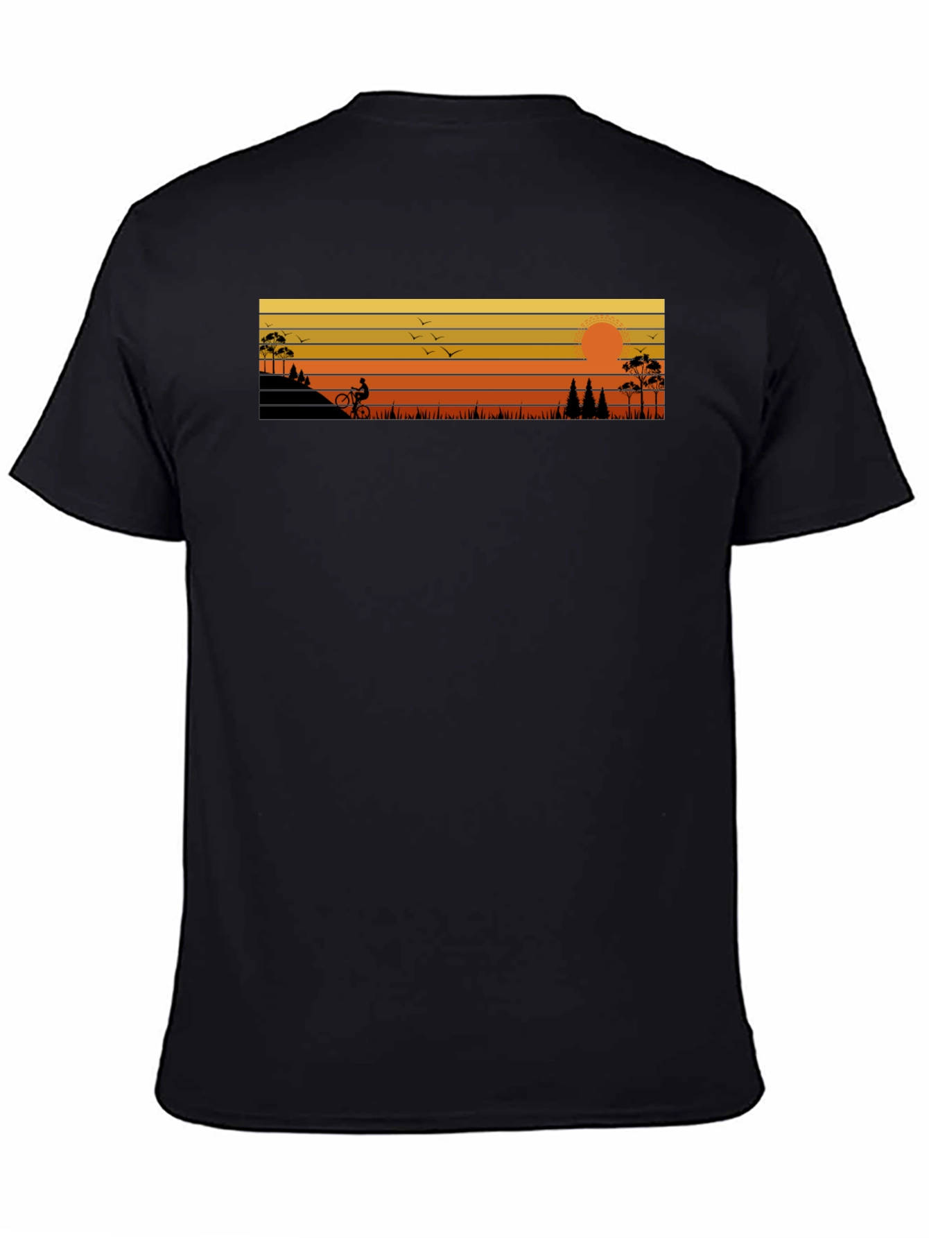 Mountain Biker Sunset Tee