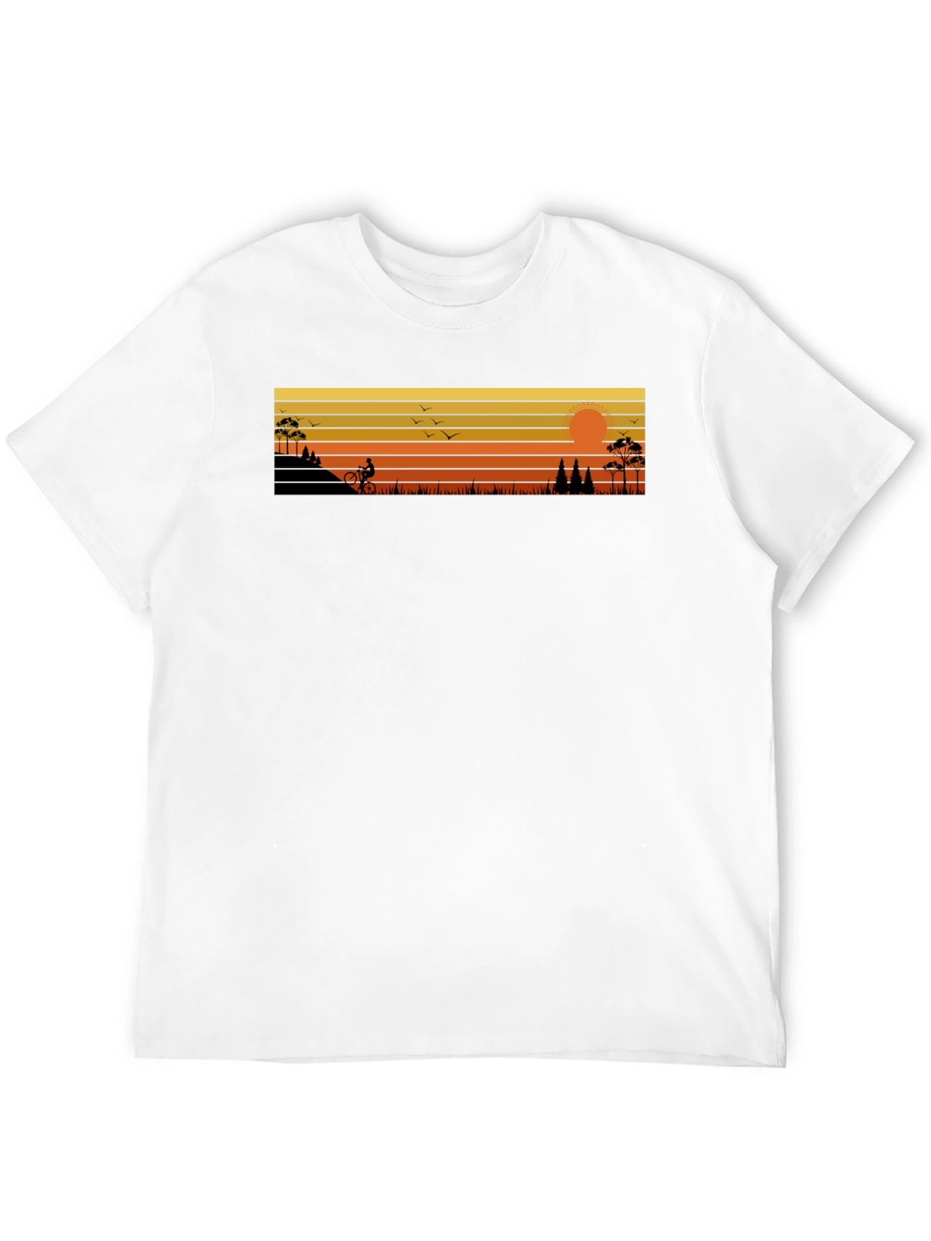 Mountain Biker Sunset Tee