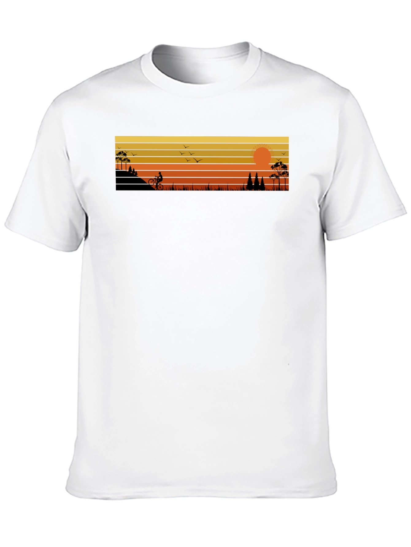 Mountain Biker Sunset Tee