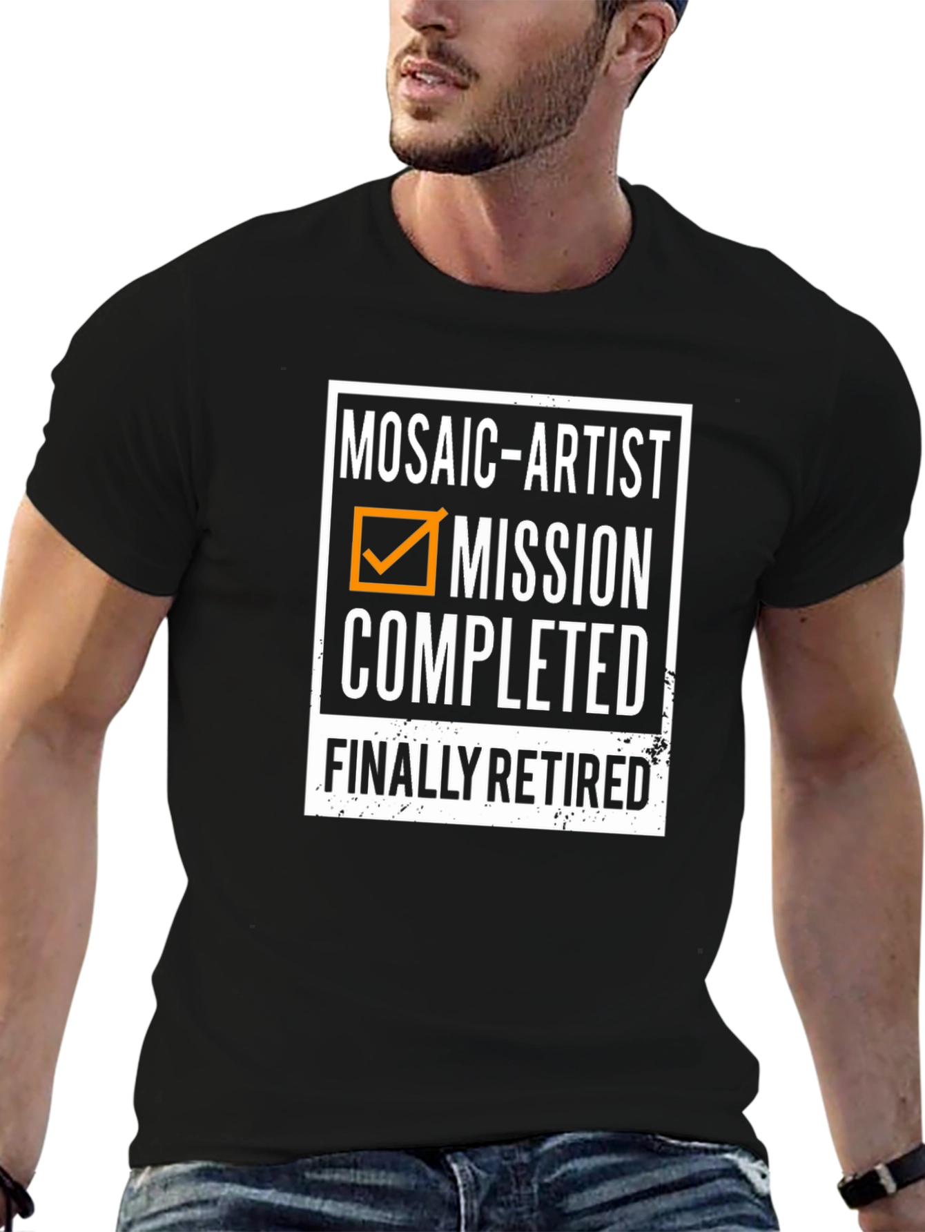 Mosaic Artist Retirement T-Shirt - Mission Completed