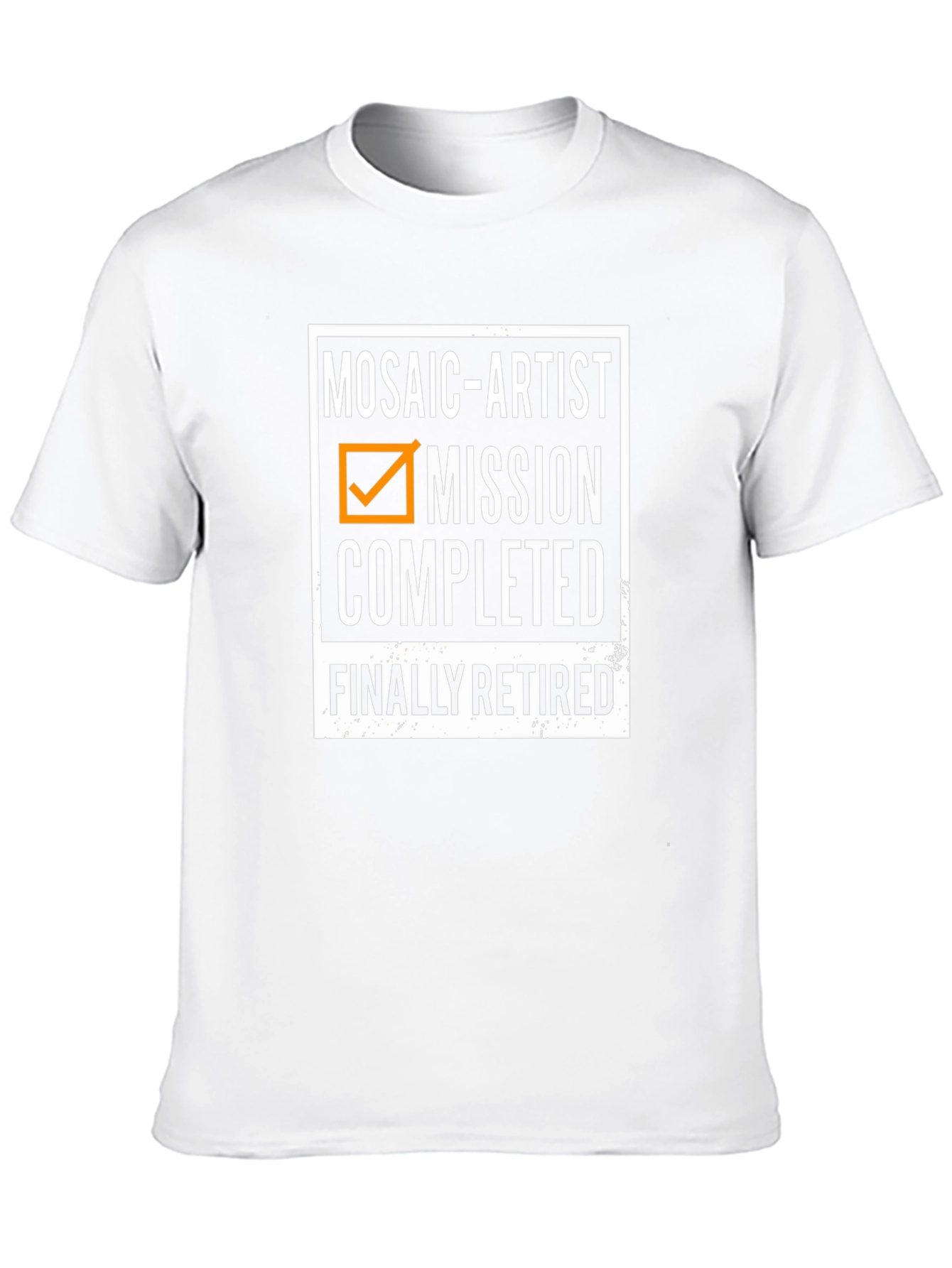 Mosaic Artist Retirement T-Shirt - Mission Completed