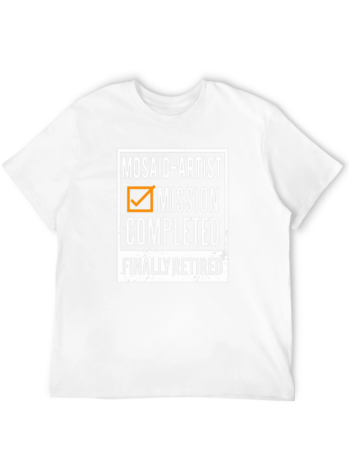 Mosaic Artist Retirement T-Shirt - Mission Completed