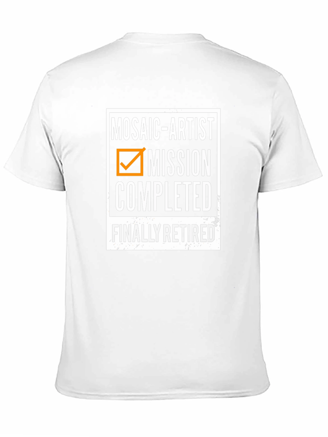 Mosaic Artist Retirement T-Shirt - Mission Completed