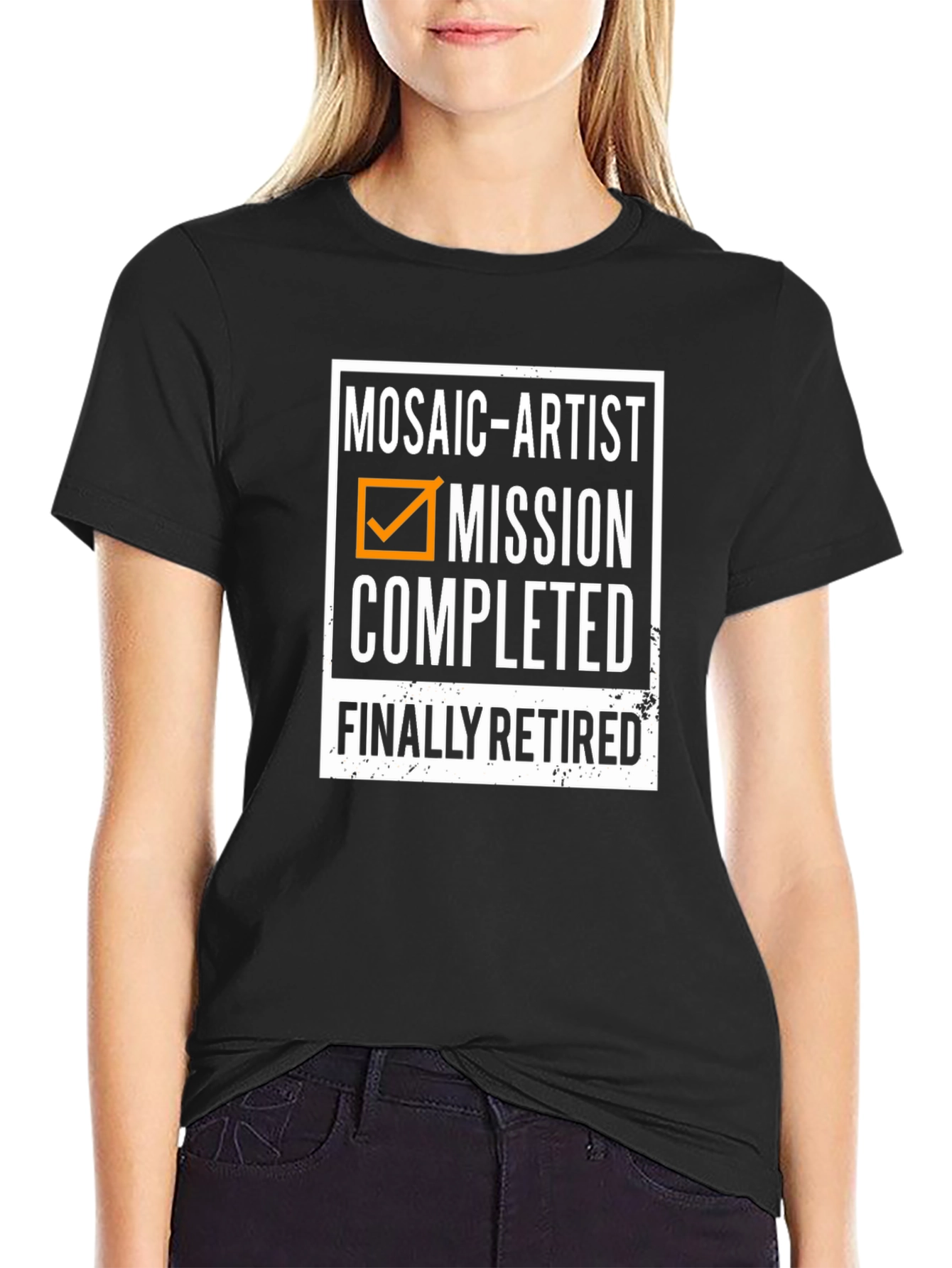 Mosaic Artist Retirement T-Shirt - Mission Completed
