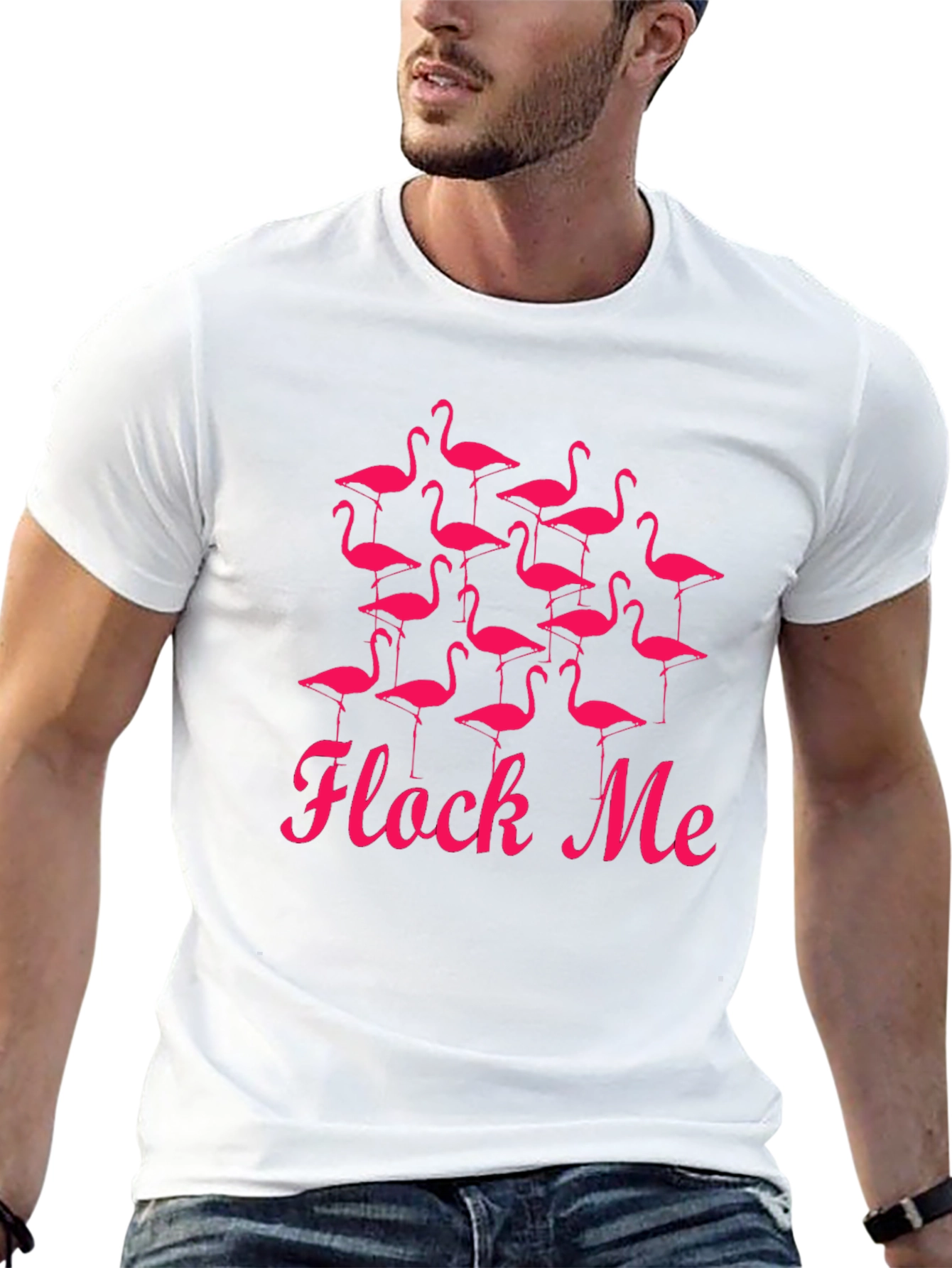 Flock Me Funny Flamingo T-Shirt