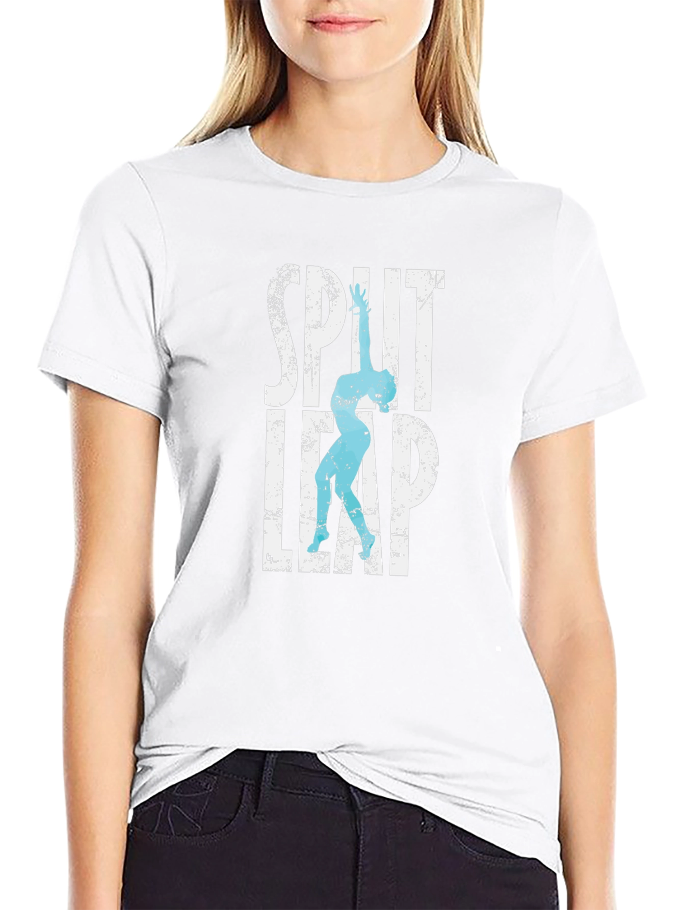 Split Leap Graphic Tee - Artistic Gymnastics Shirt
