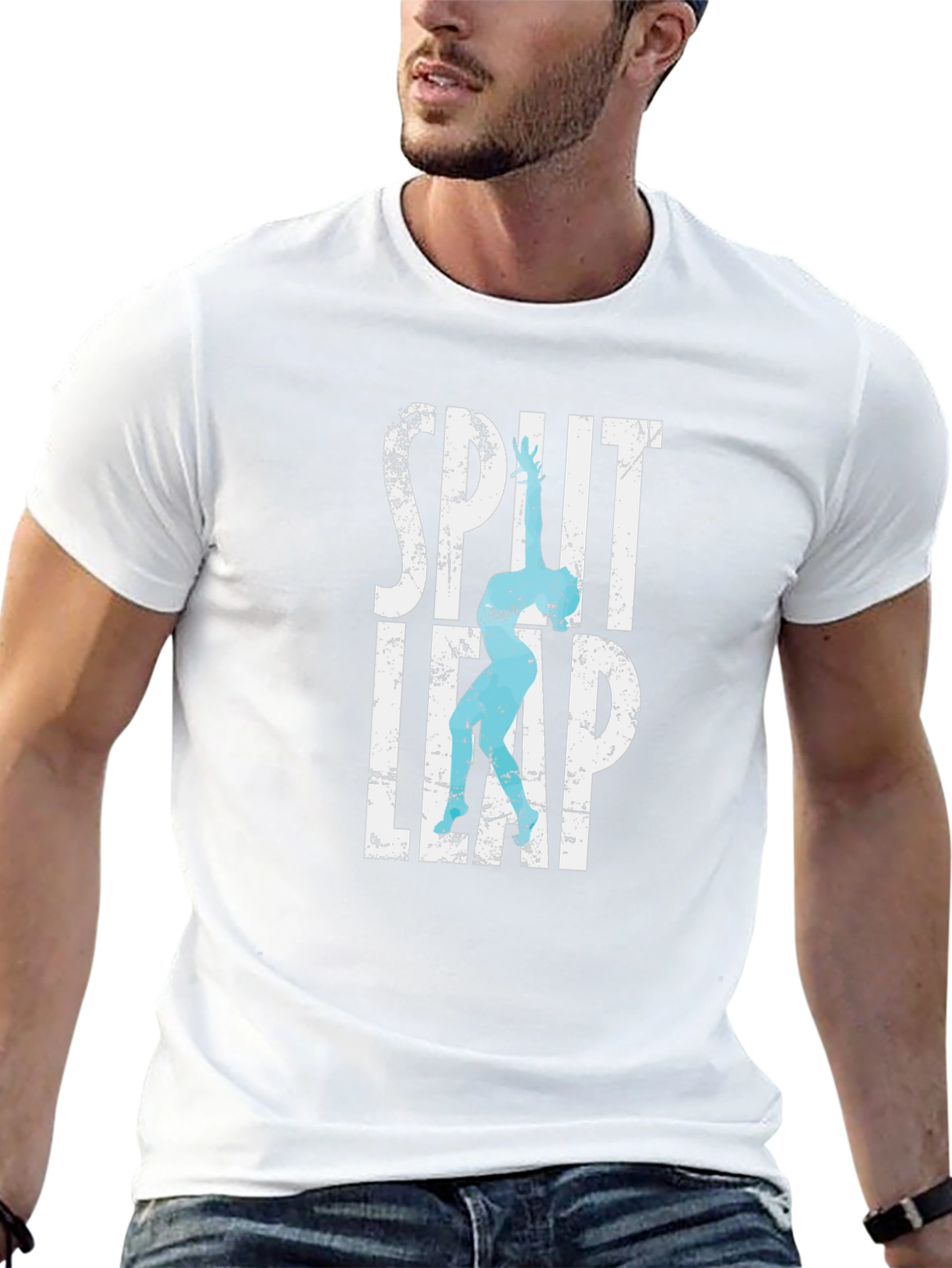 Split Leap Graphic Tee - Artistic Gymnastics Shirt