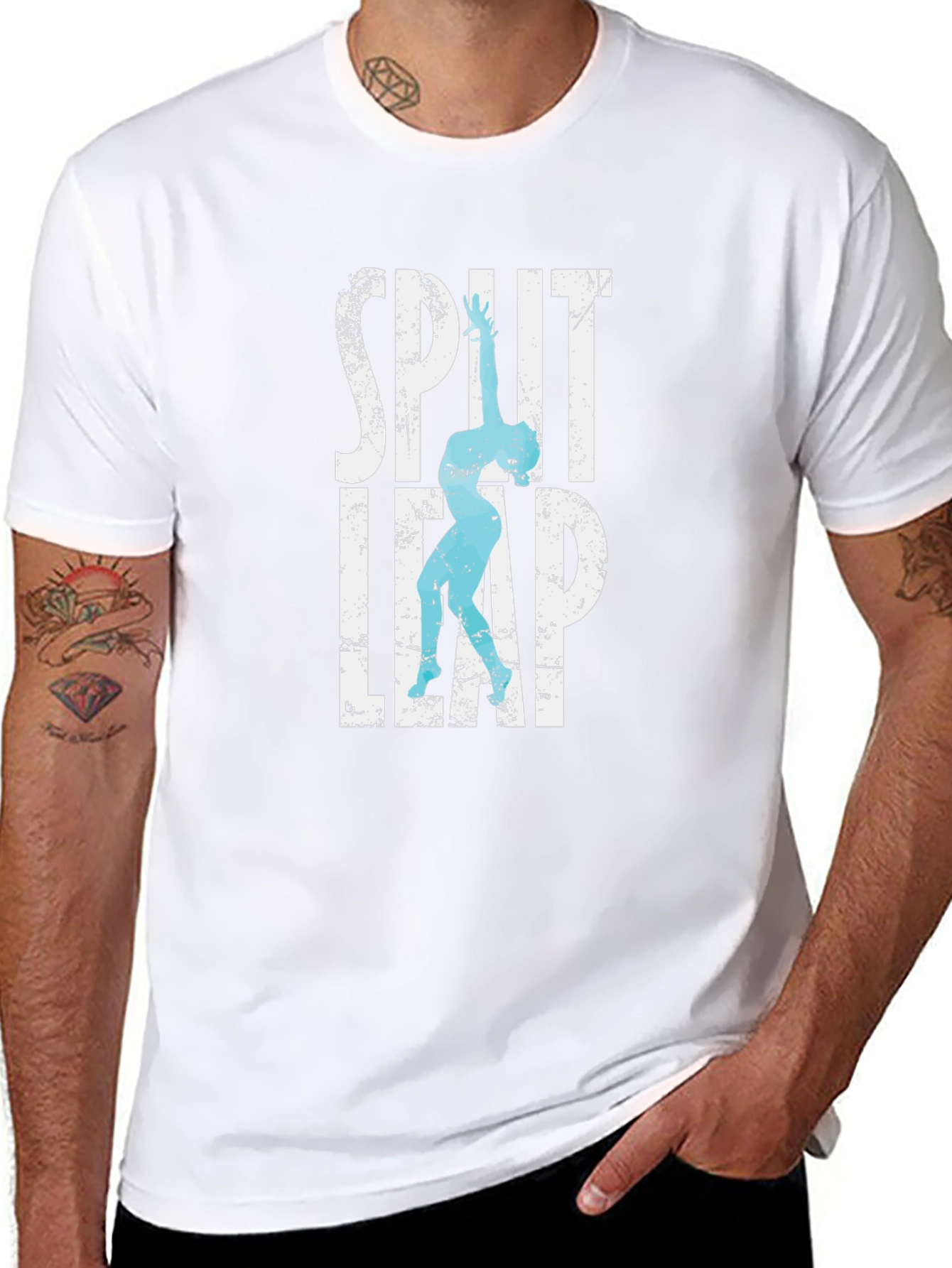 Split Leap Graphic Tee - Artistic Gymnastics Shirt