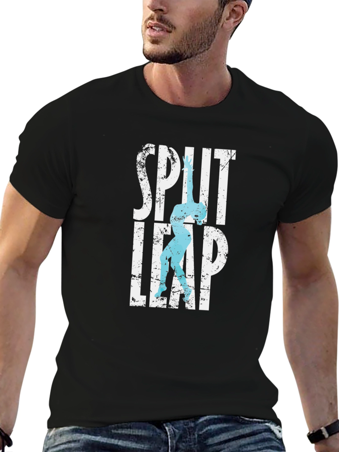 Split Leap Graphic Tee - Artistic Gymnastics Shirt