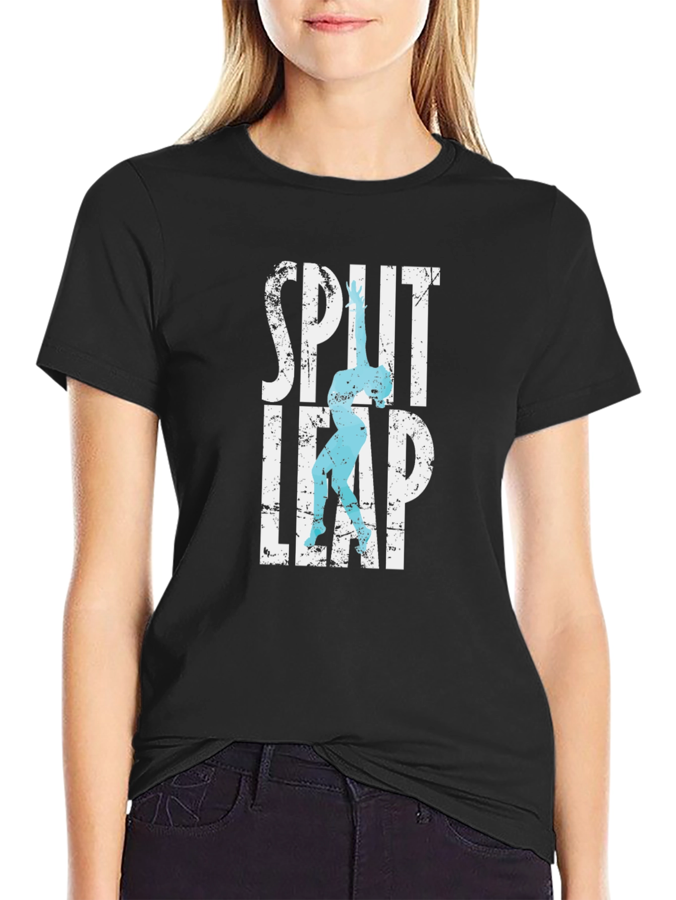 Split Leap Graphic Tee - Artistic Gymnastics Shirt