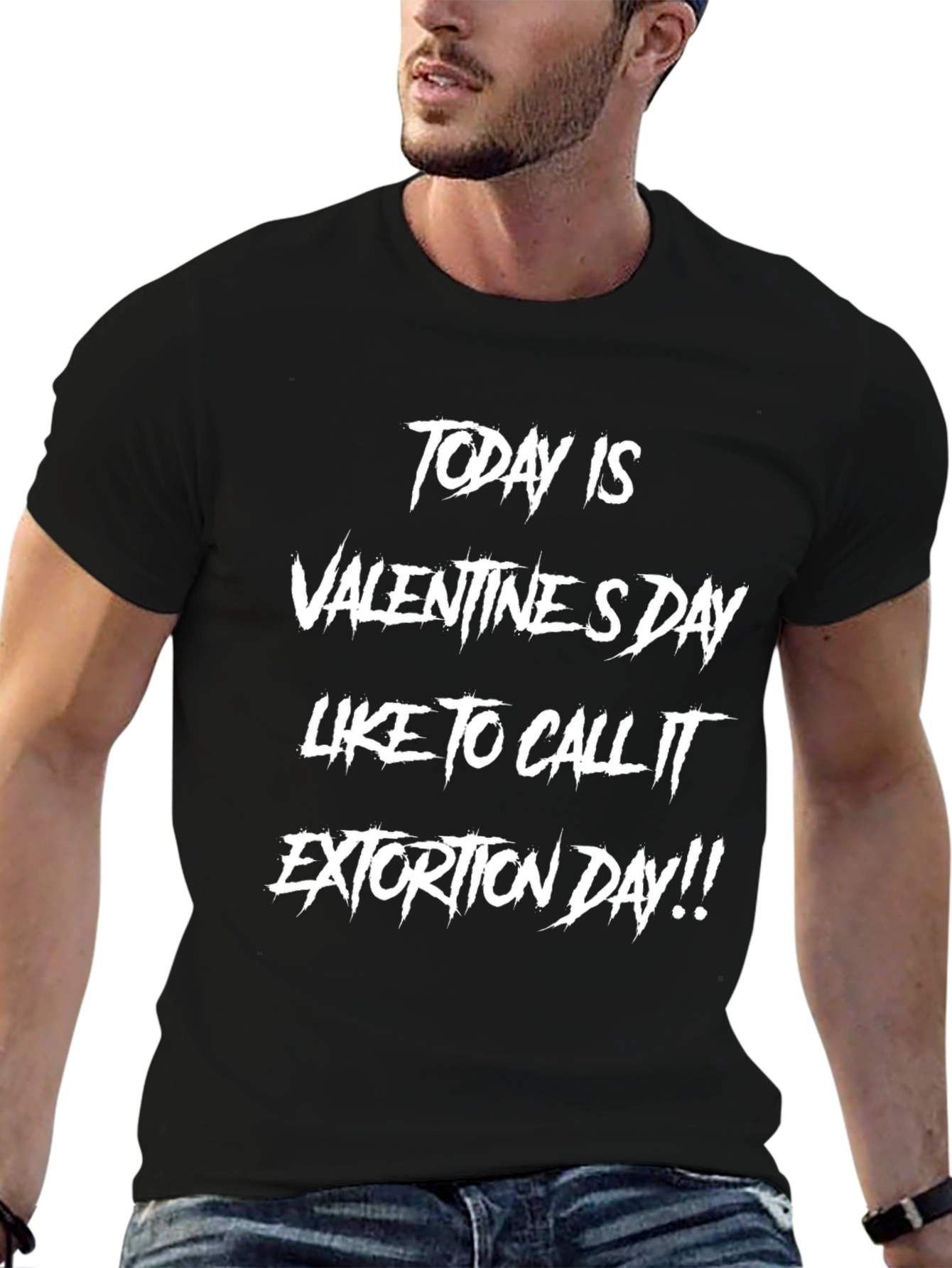 Valentines Day Extortion Day Graphic T-Shirt