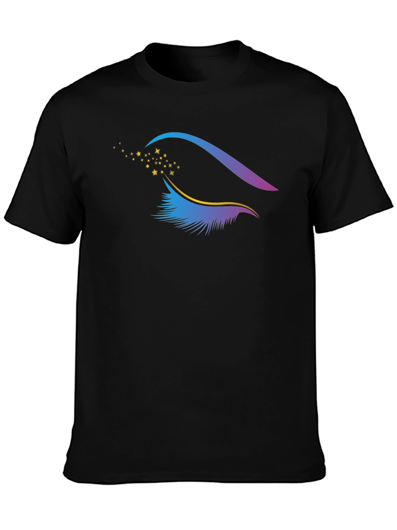 Eye Lashes Black Tee