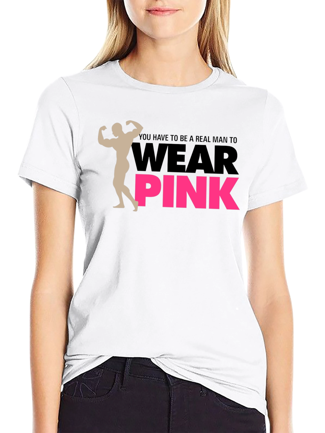 Real Man Wear Pink T-Shirt