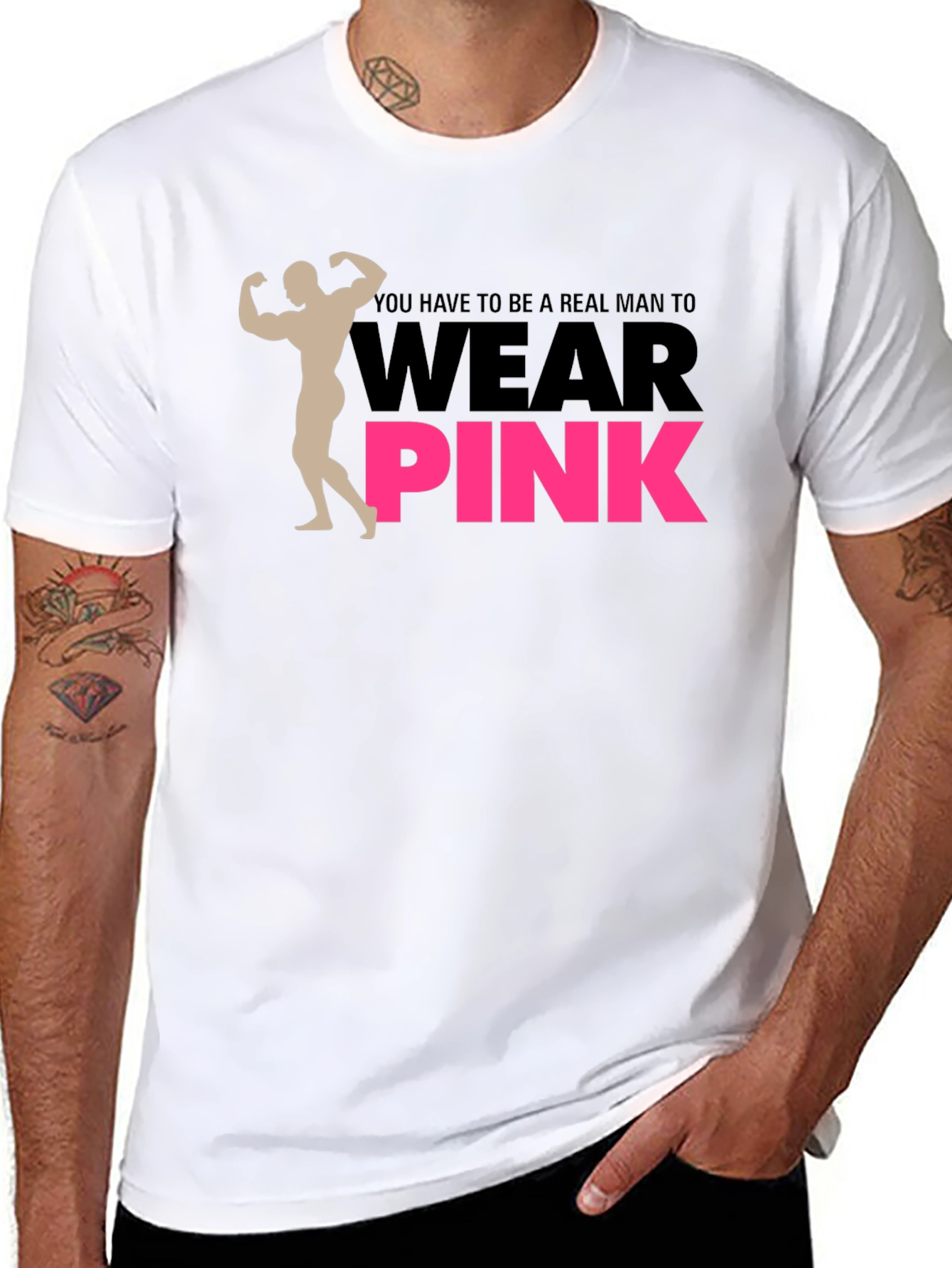 Real Man Wear Pink T-Shirt