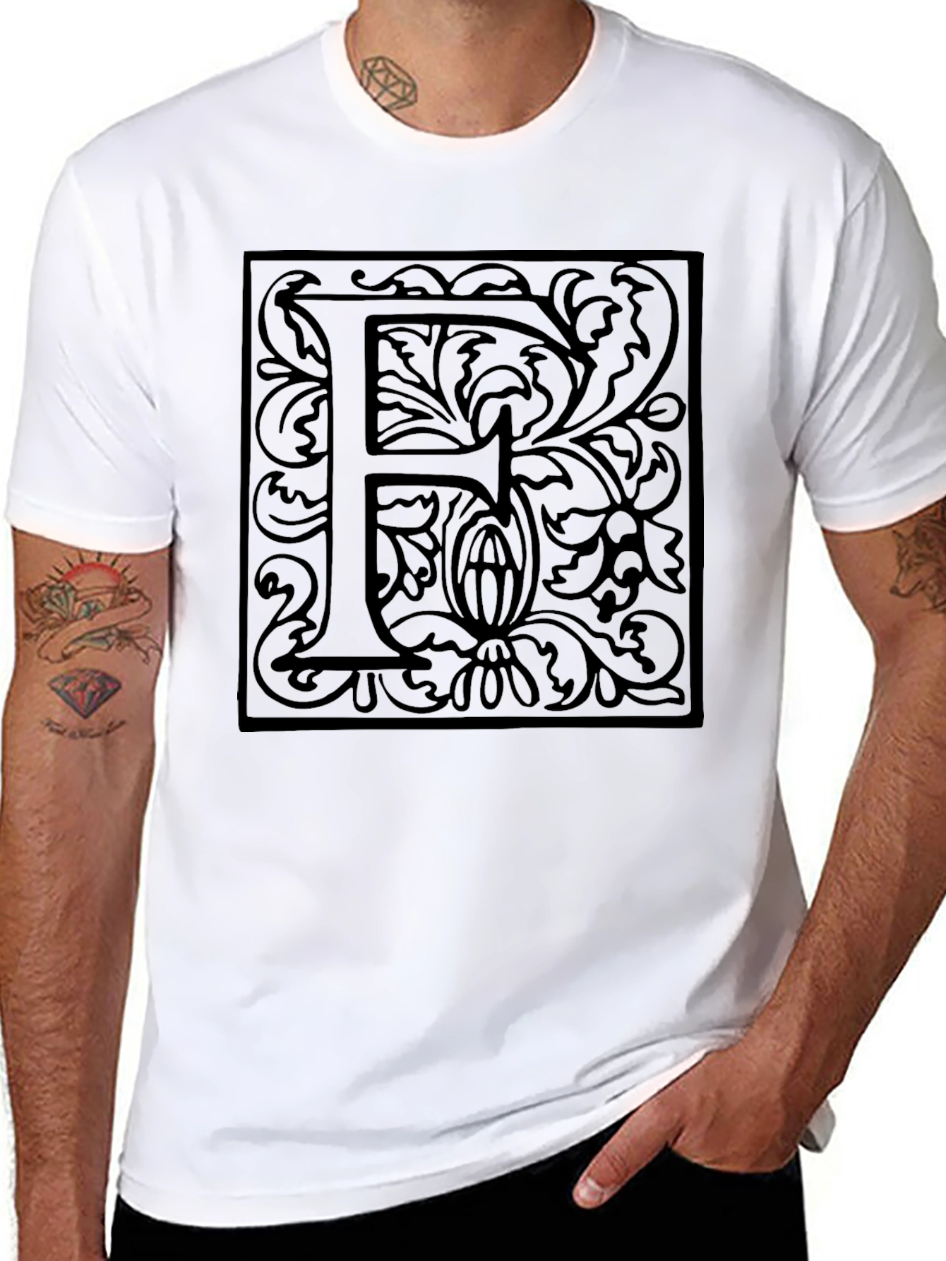 Monogram F Graphic Tee