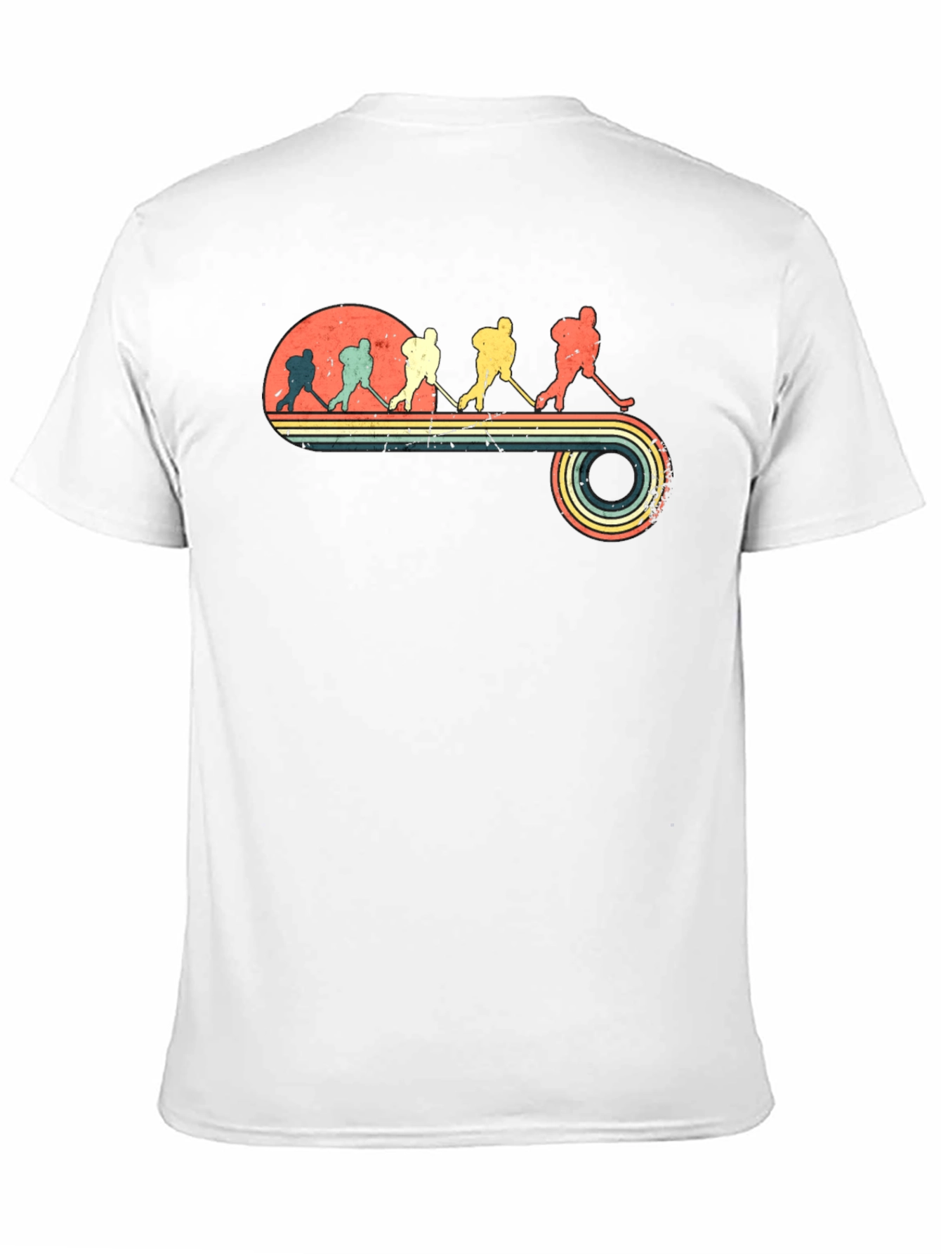 Retro Hockey Evolution Graphic T-Shirt