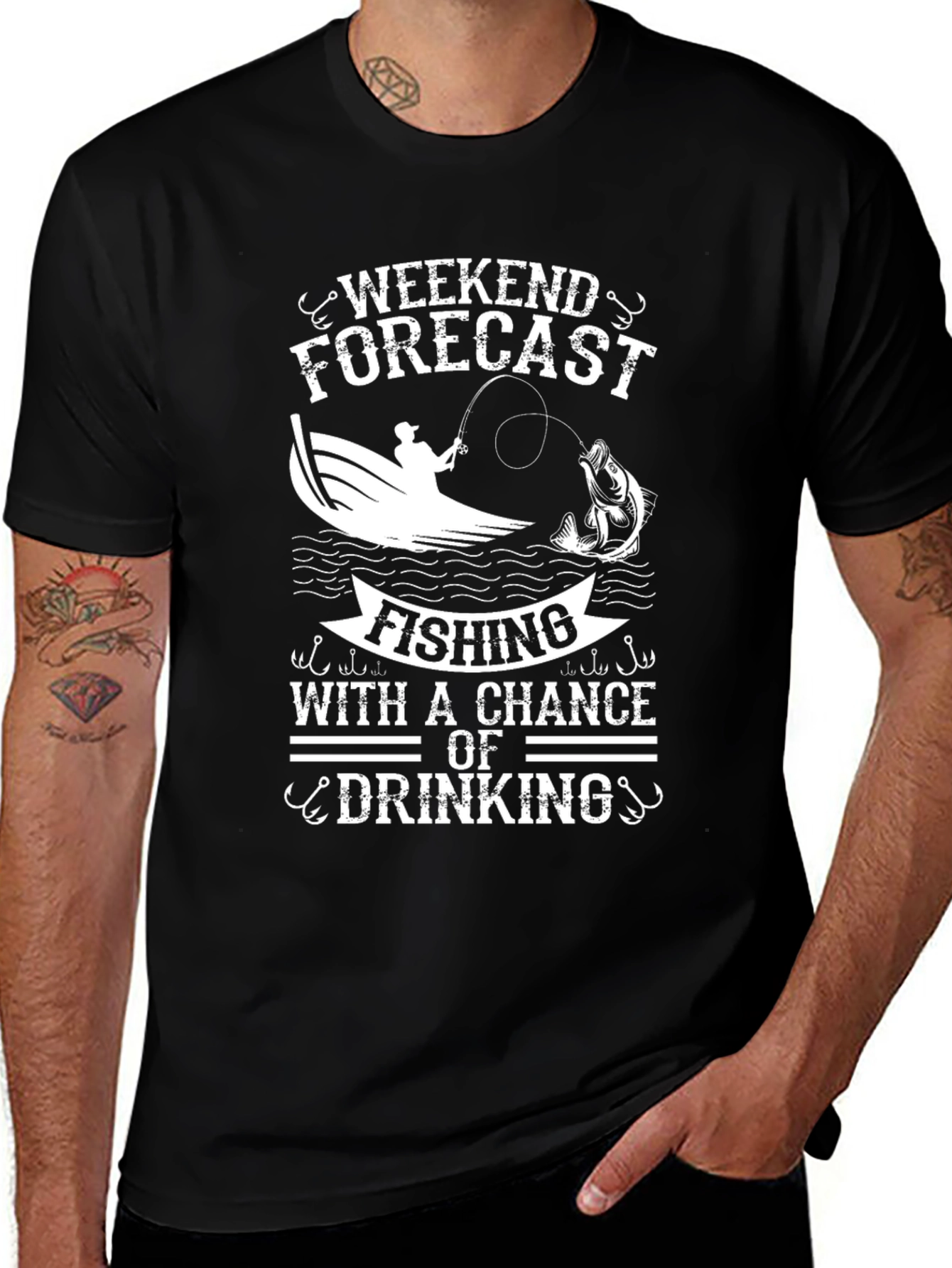 Fishing & Drinking Weekend T-Shirt
