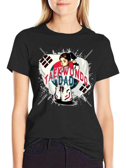 Taekwondo Dad T-Shirt - Korean Pride