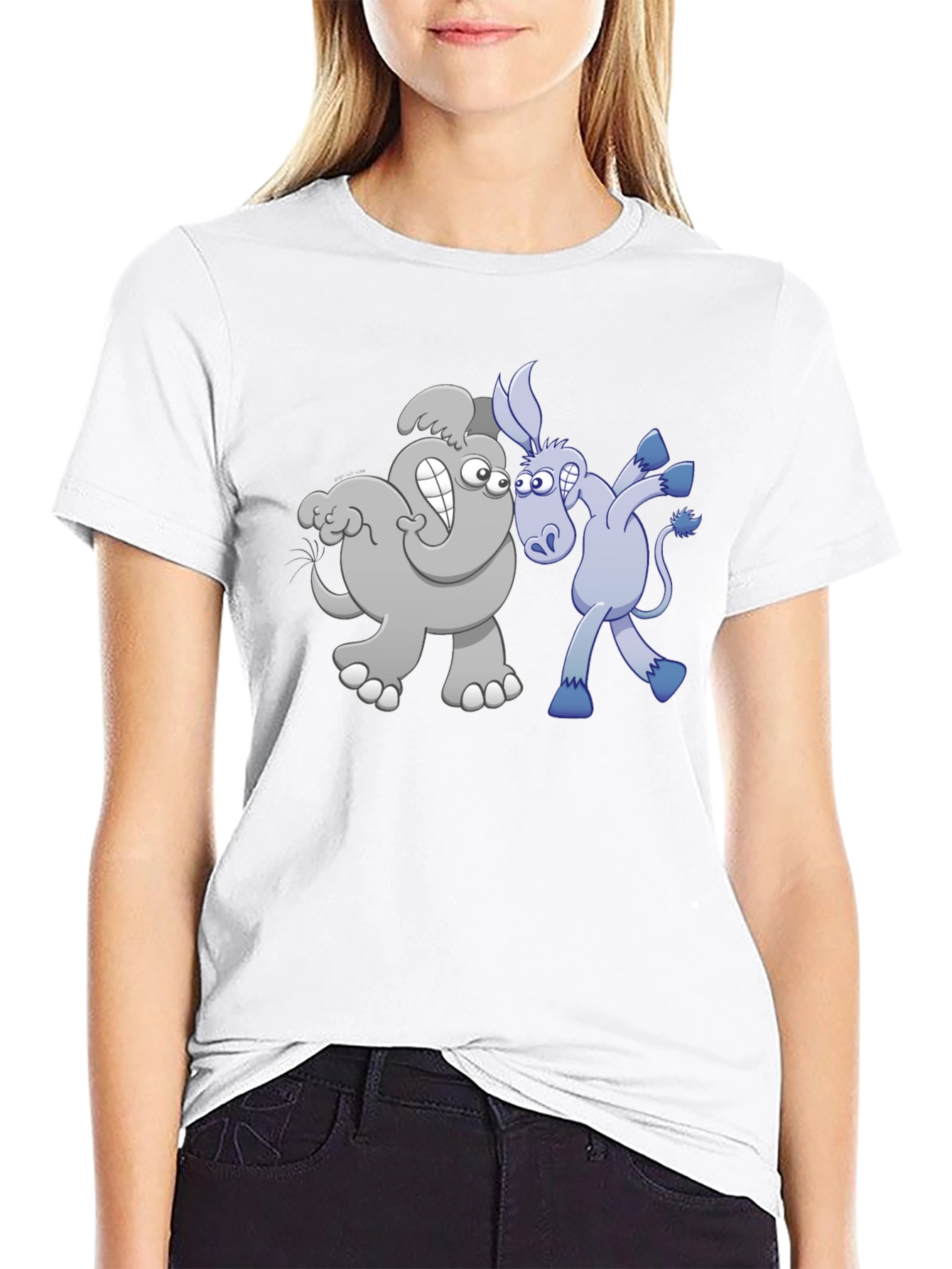 Political Cartoon Graphic Tee