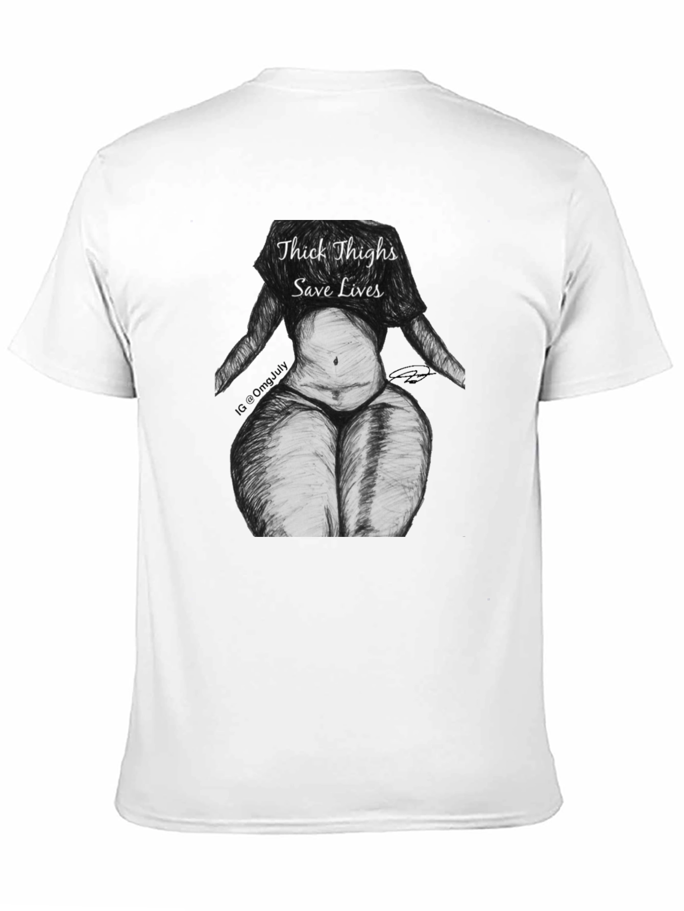 Thick Thighs Save Lives Graphic T-Shirt