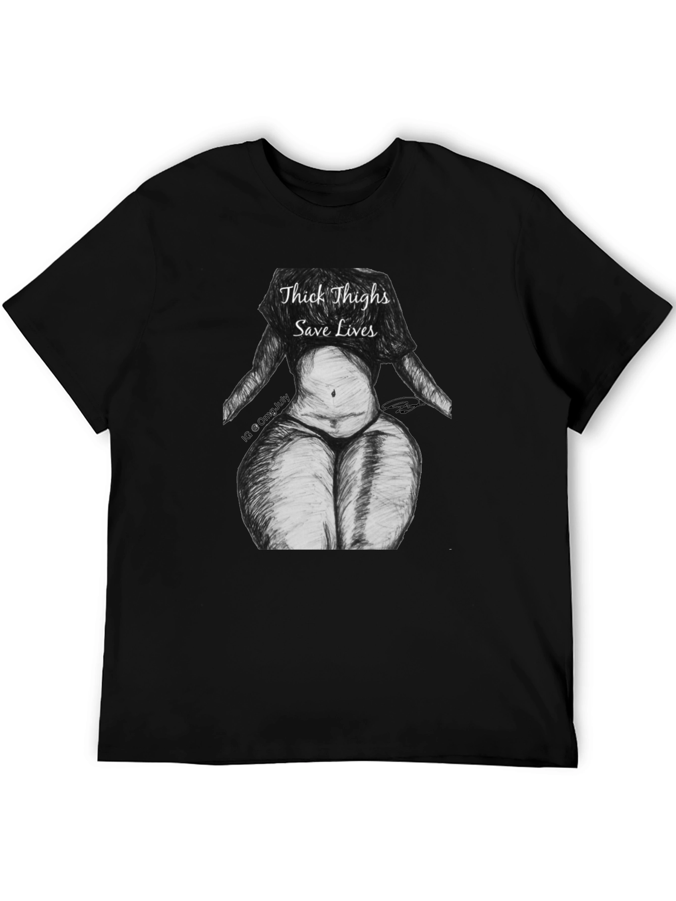 Thick Thighs Save Lives Graphic T-Shirt