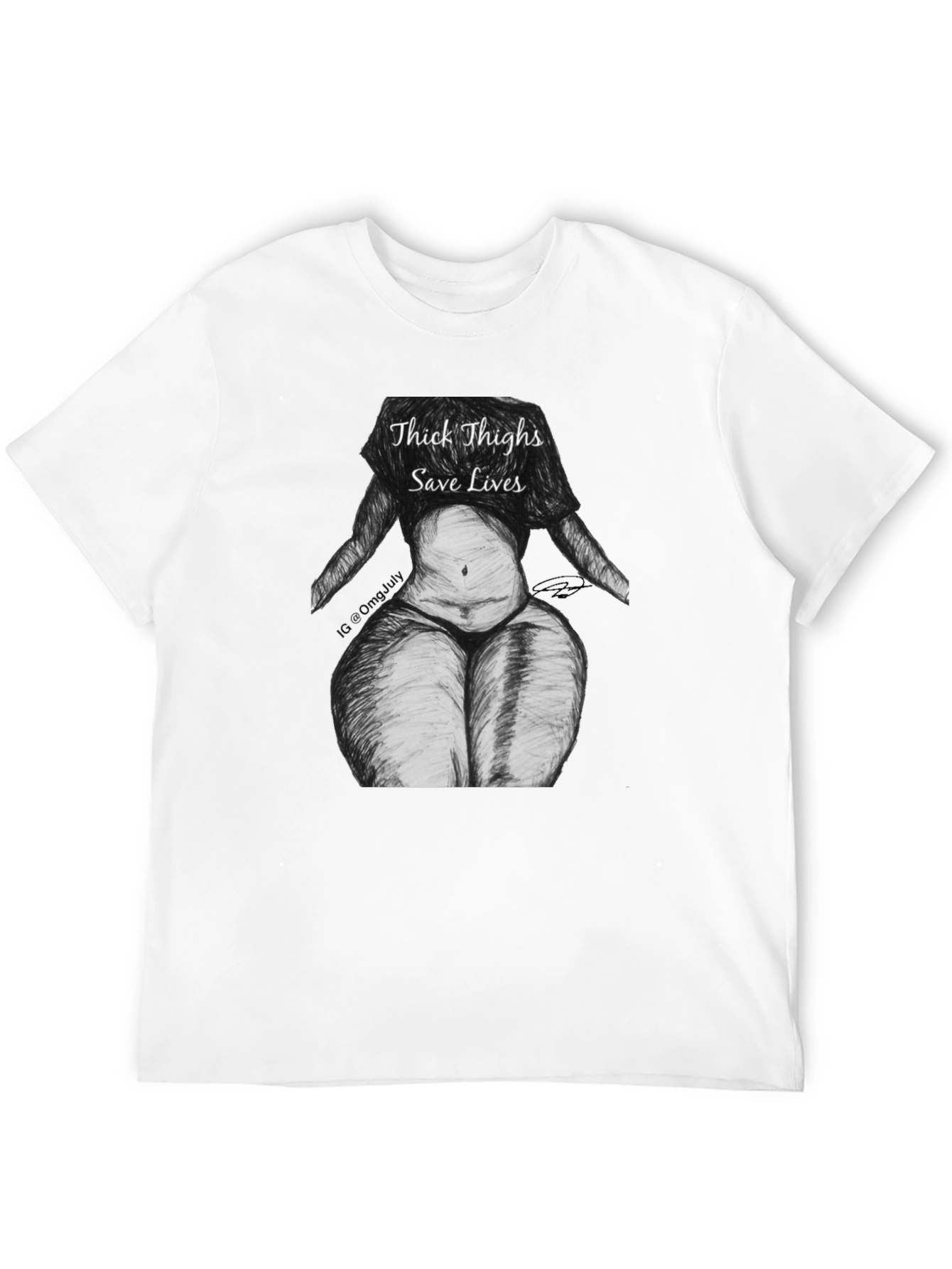 Thick Thighs Save Lives Graphic T-Shirt