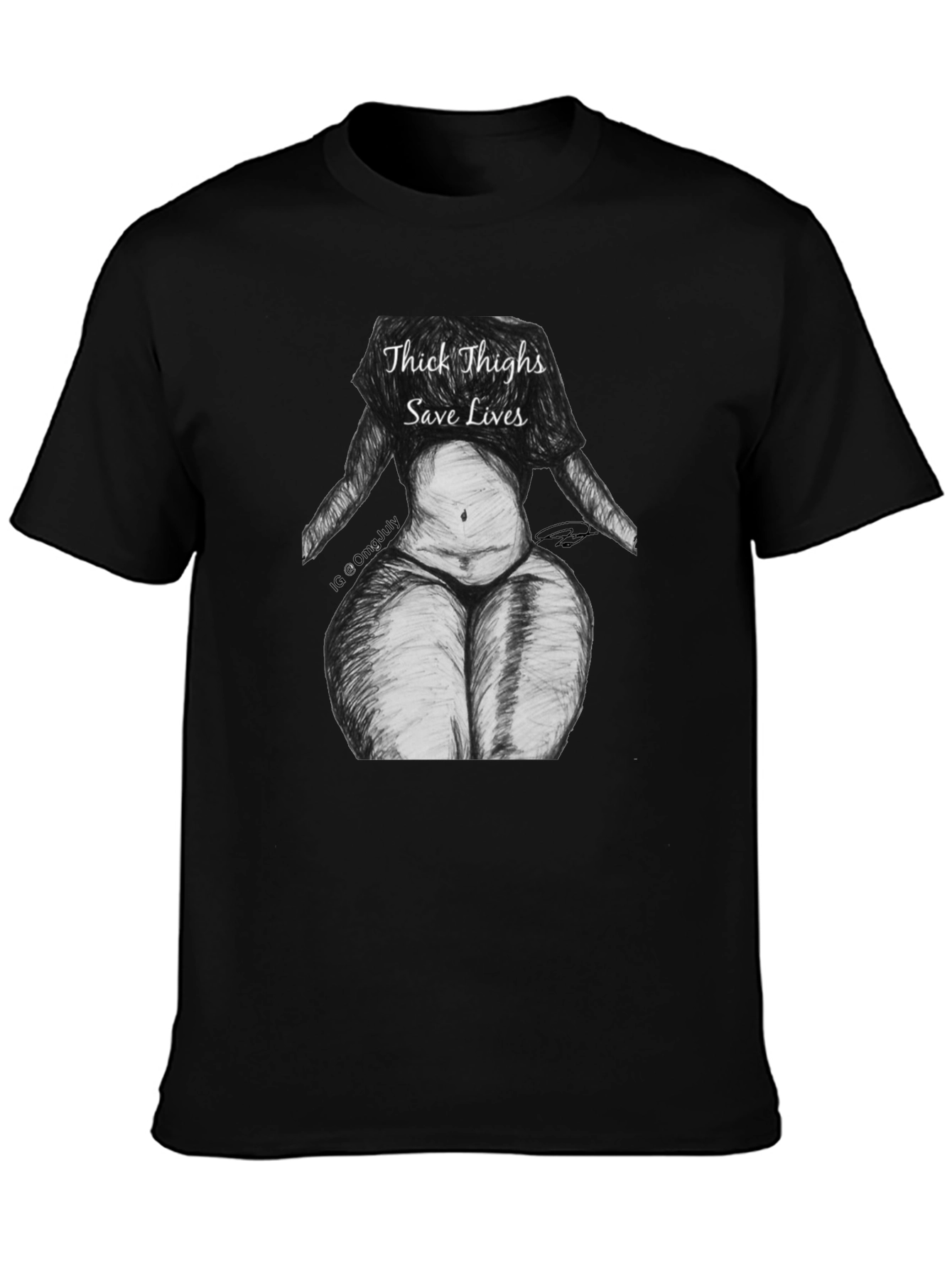 Thick Thighs Save Lives Graphic T-Shirt